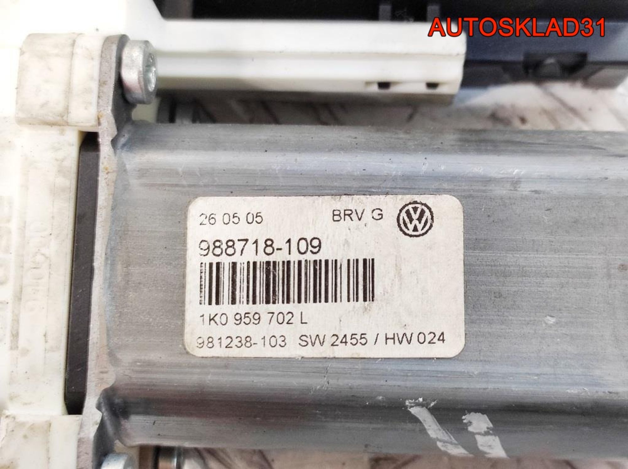 Мотор стеклоподъемника передний правый VW Passat B6 1K0959702L, 1000 рублей, Дубовое