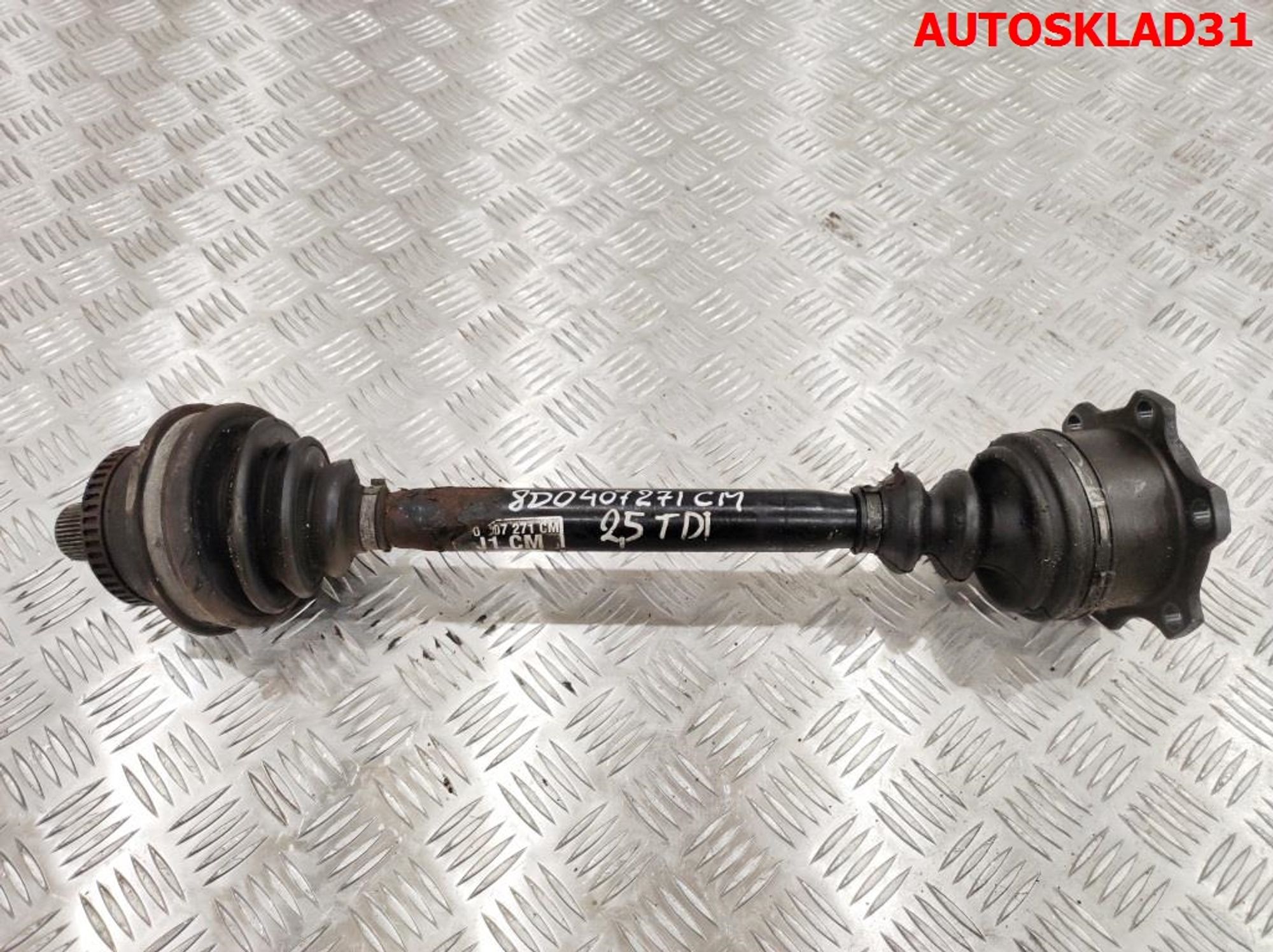 Полуось передняя левая VW Passat B5 2,5 Дизель 8D0407271CM, 4000 рублей, Дубовое