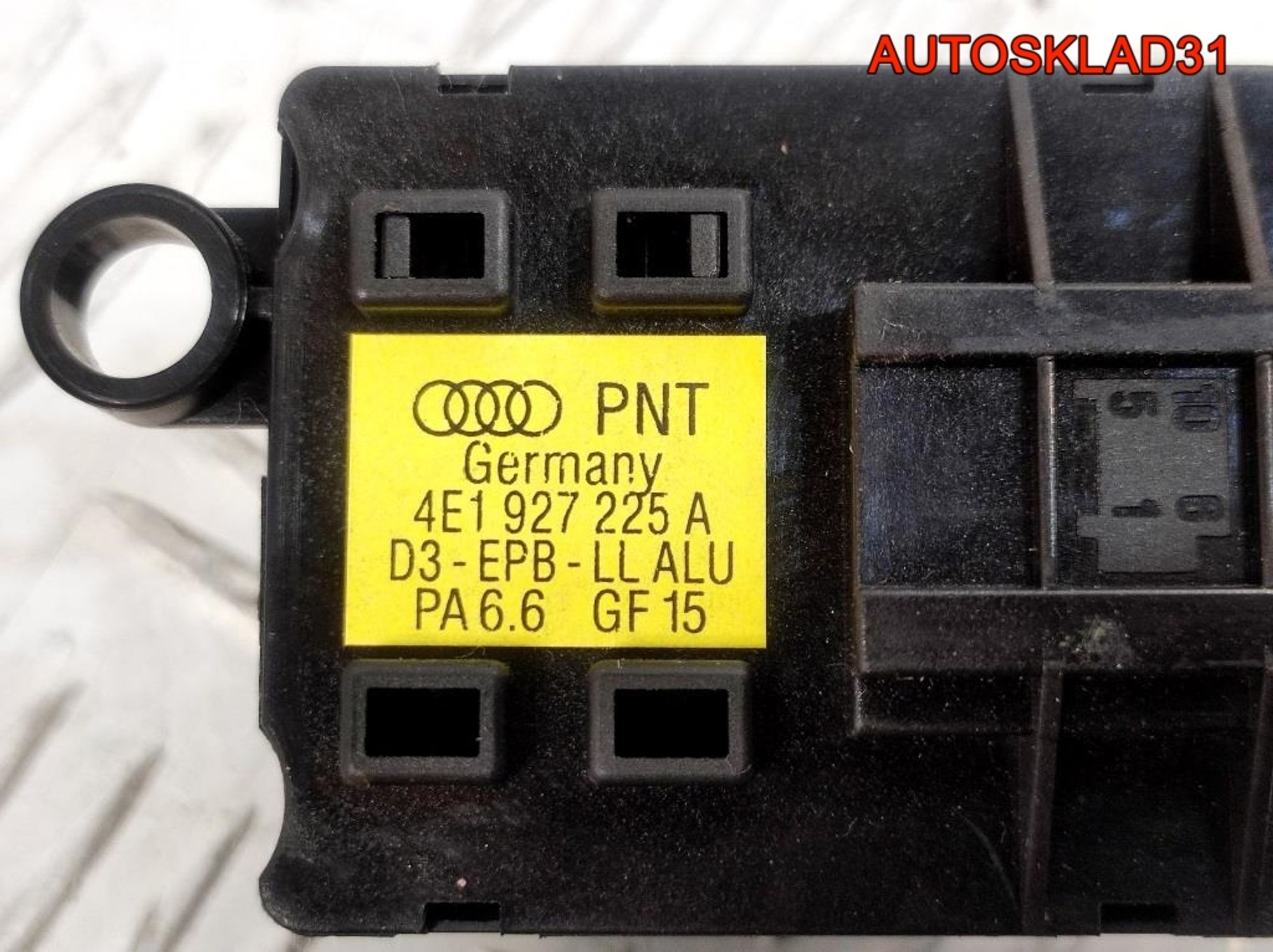 Кнопка стояночного тормоза Audi A8 D3 4E1927225A, 1000 рублей, Дубовое