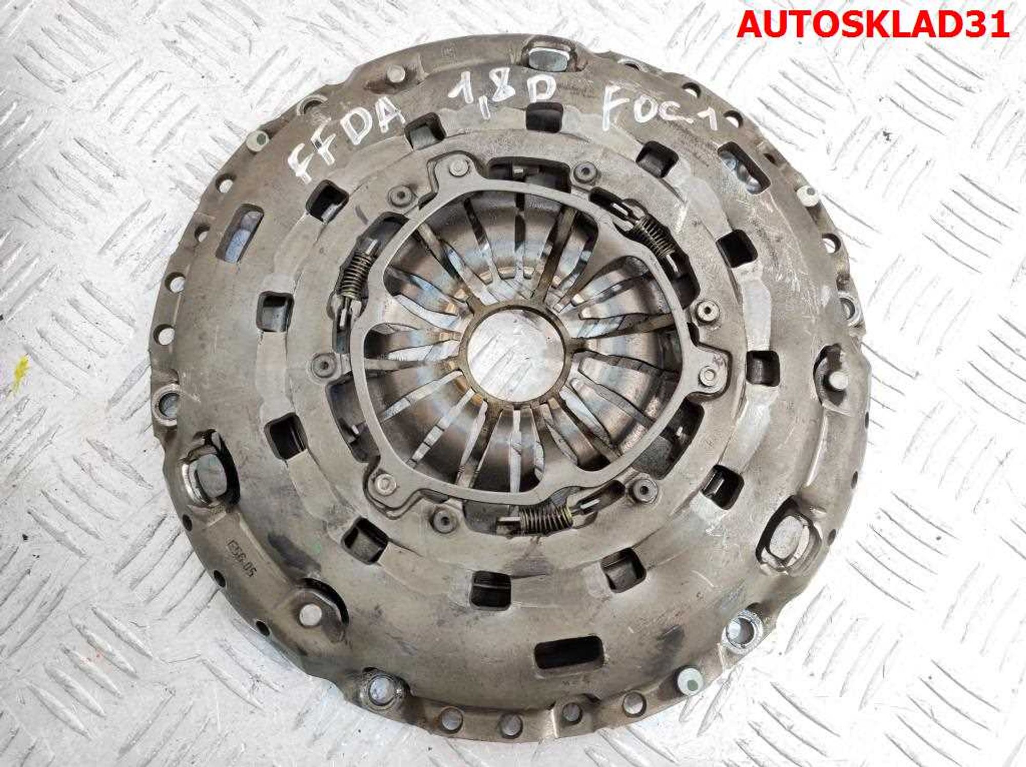 Маховик в сборе со сцеплением Ford Focus 1 1,8 FFDA Дизель 1S416477DD, 3500 рублей, Дубовое