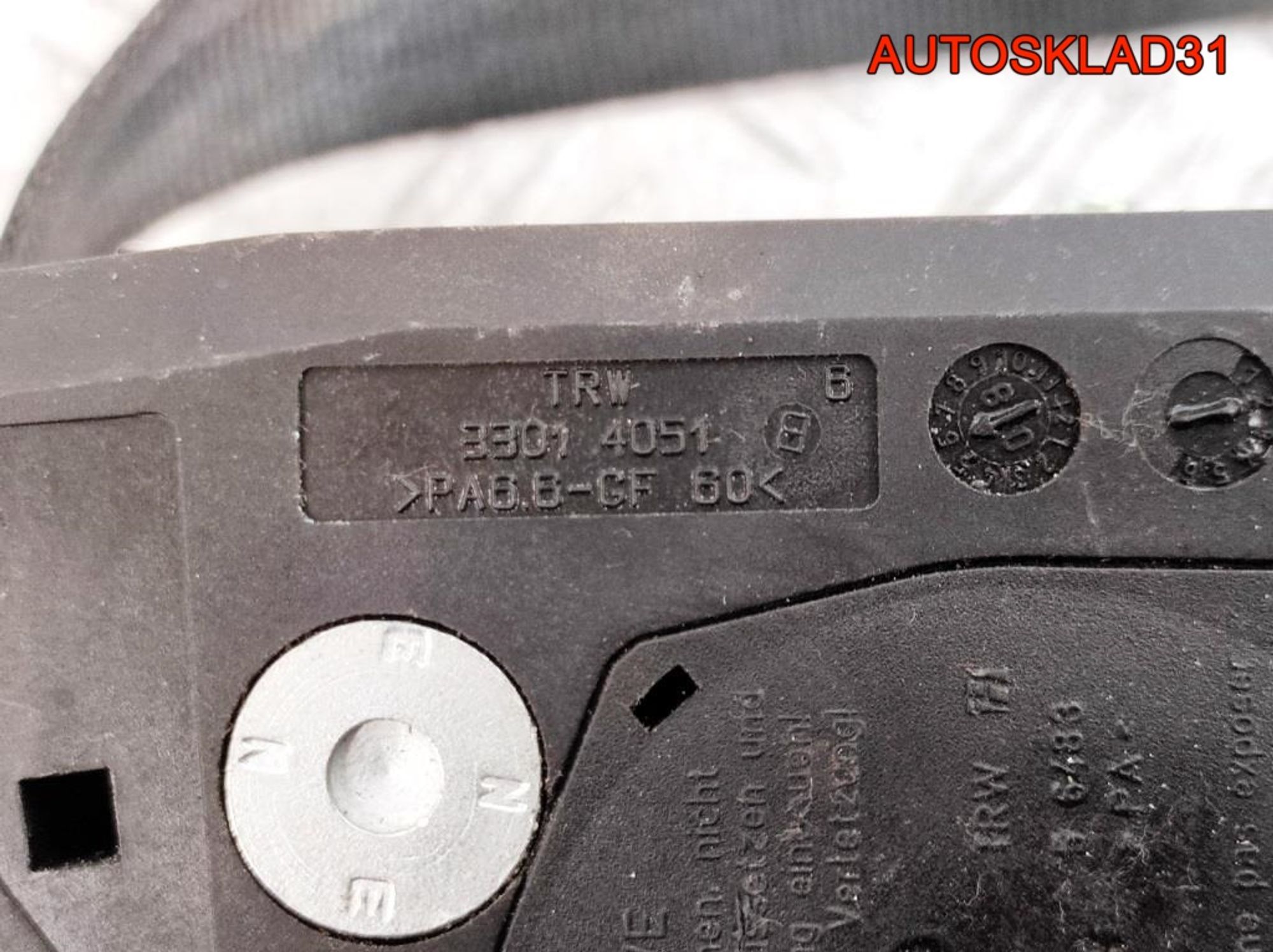 Ремень безопасности перед правый VW Touran 1T1857706B, 2000 рублей, Дубовое