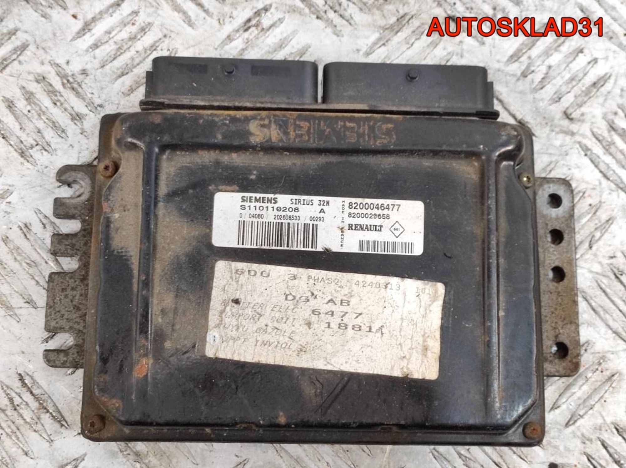 Блок ЭБУ Renault Scenic 1 F4R Бензин 8200046477, 10000 рублей, Дубовое