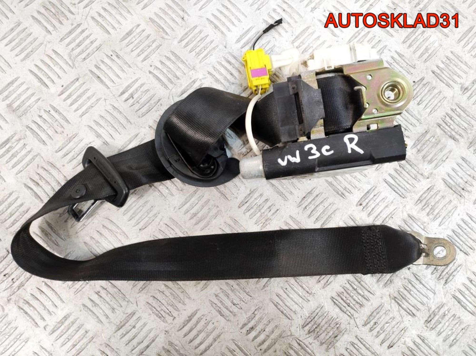 Ремень безопасности  VW Passat B6 3C1857706F, 3000 рублей, Дубовое