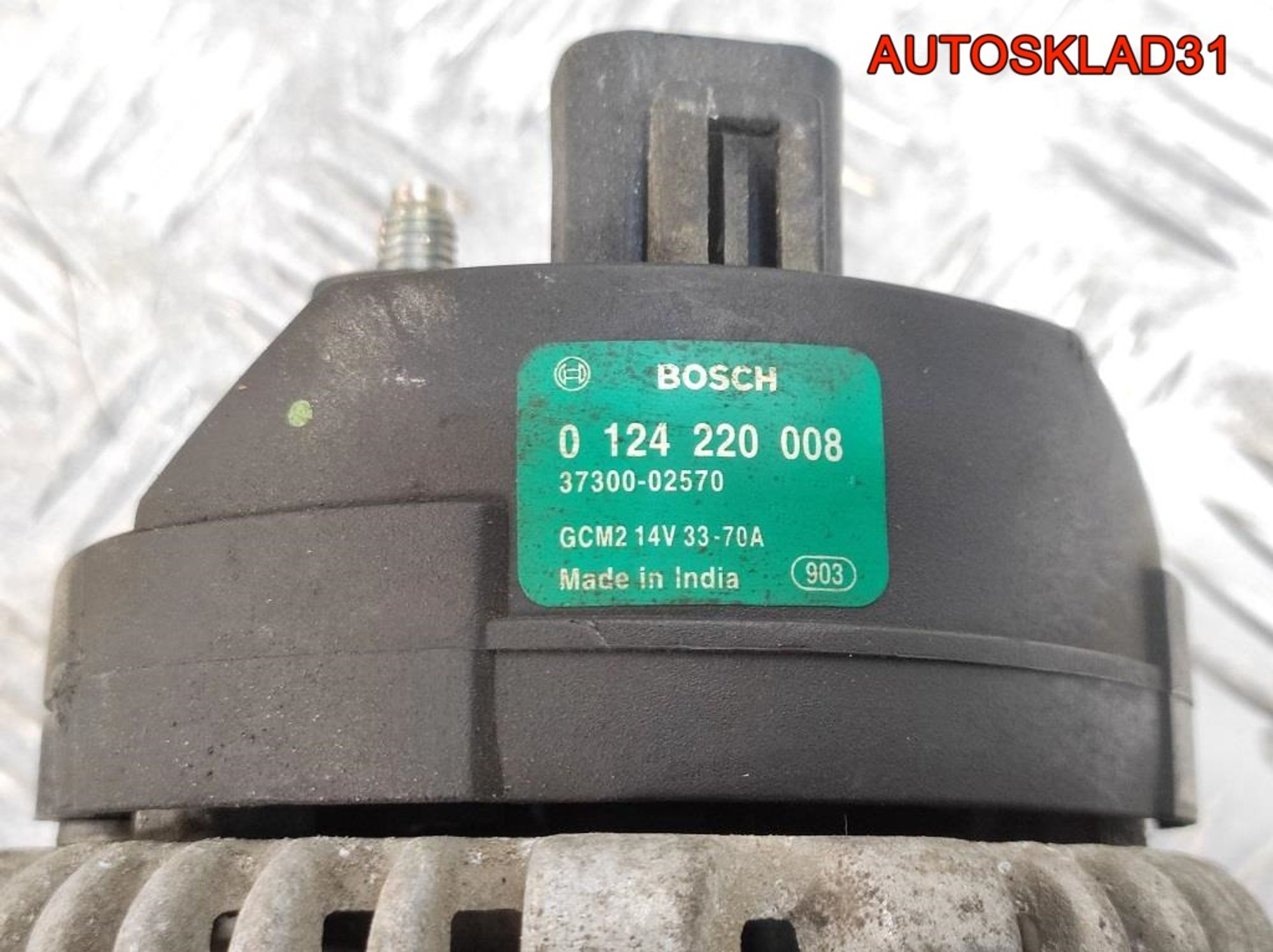 Генератор 70A Kia Picanto G4HG Бензин 3730002570, 5400 рублей, Дубовое