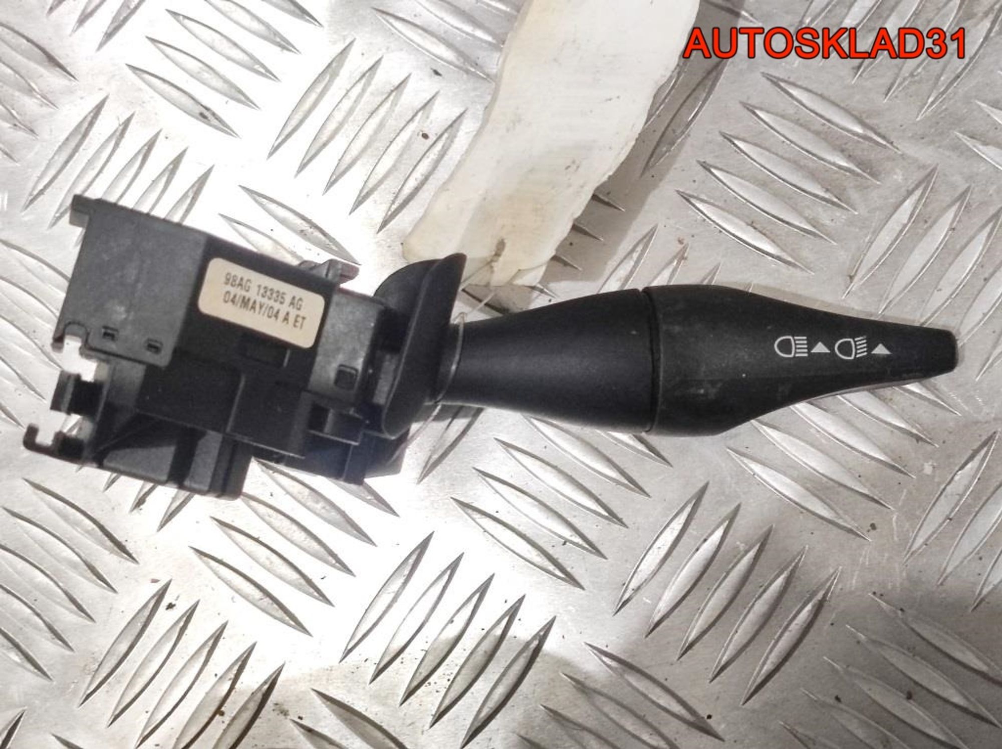 Переключатель поворотов Ford Focus 1 98AG13335AG, 600 рублей, Дубовое