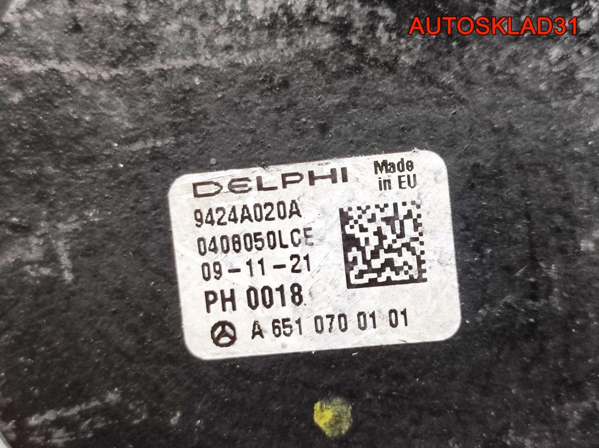 ТНВД Mercedes GLK X204 2,2 651.912 A6510700101, 10000 рублей, Дубовое