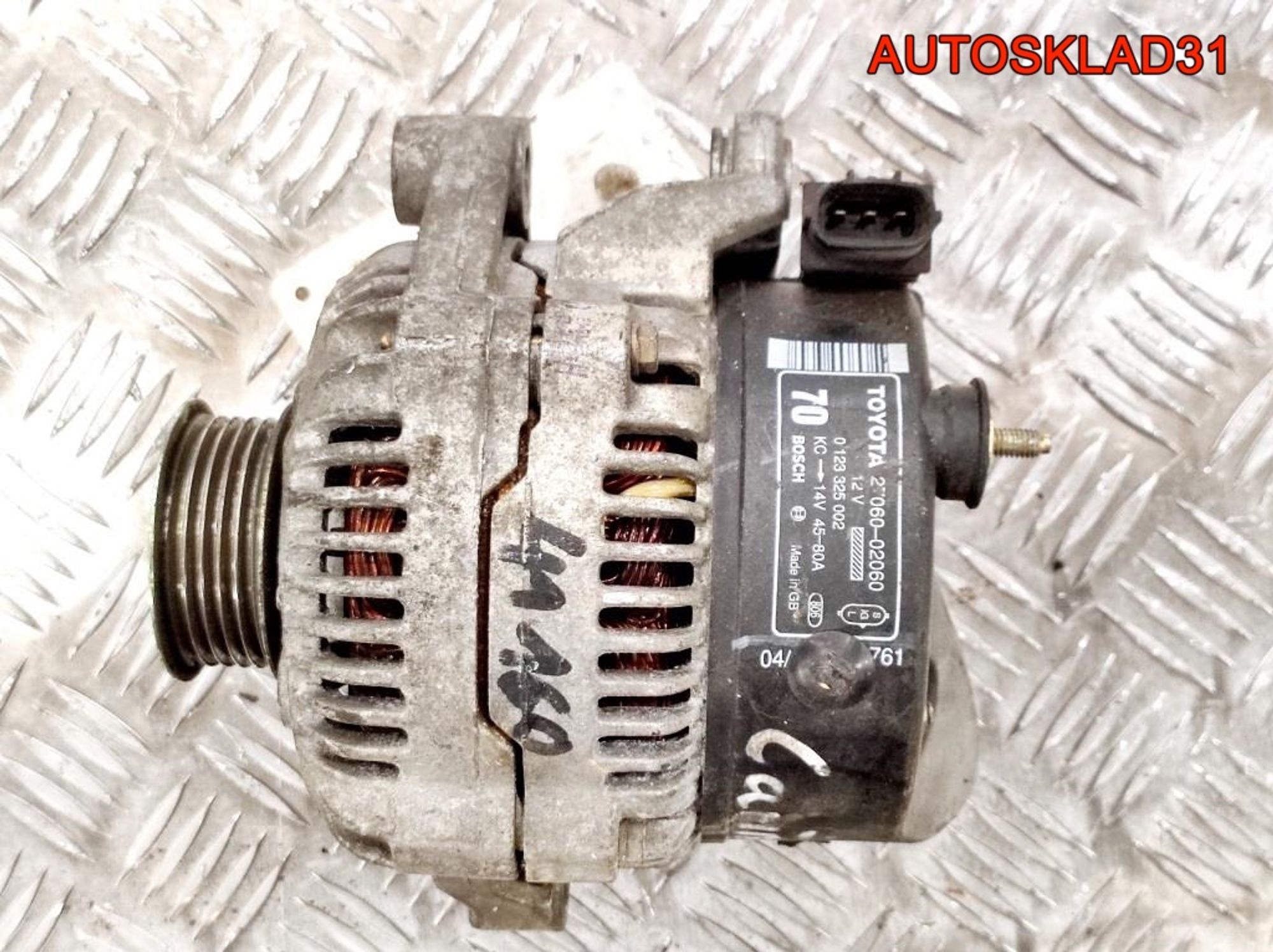 Генератор 80A Toyota Carina E 1,6 Бензин 2706002060 (Р), 7000 рублей, Дубовое