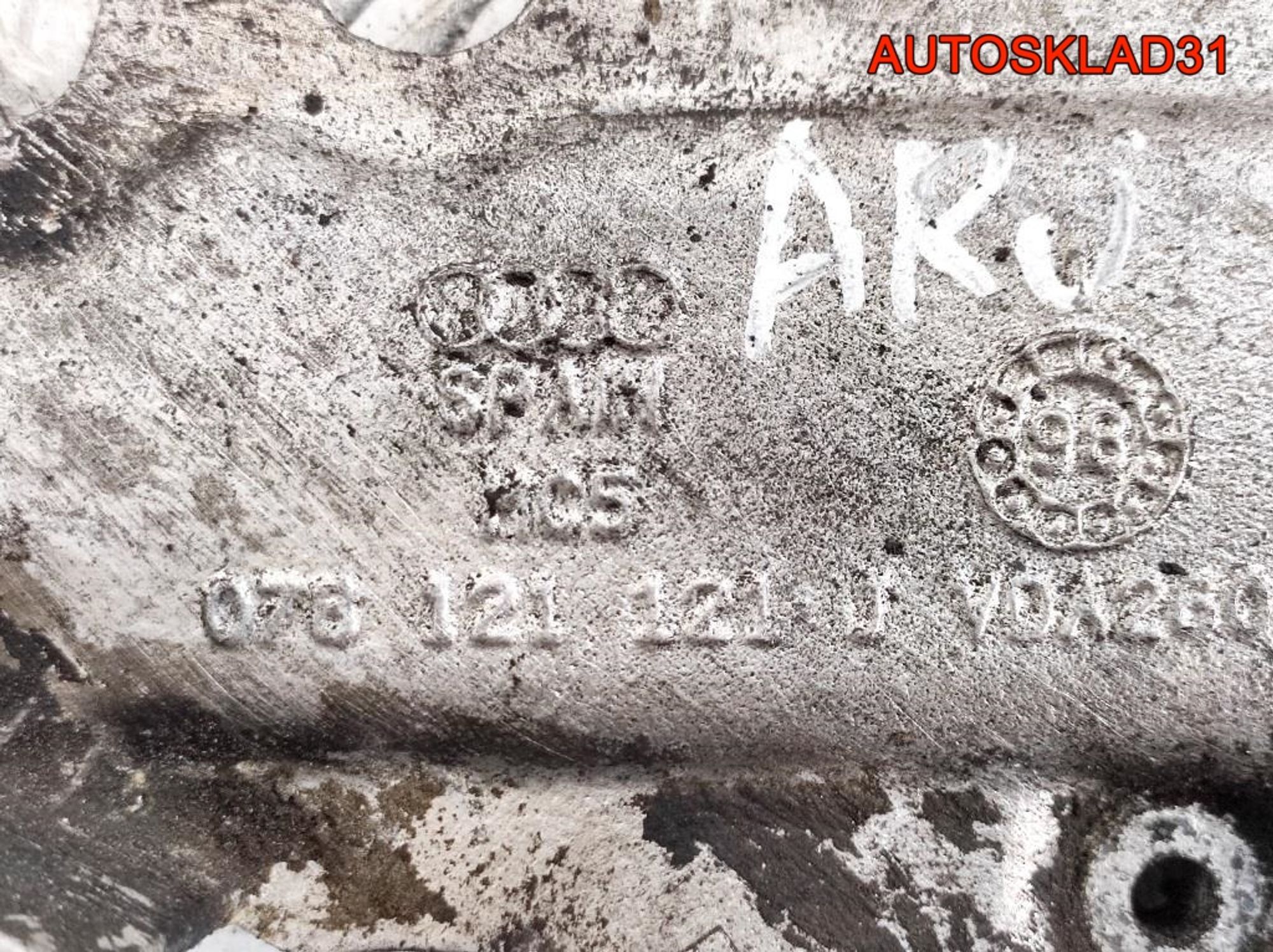 Корпус термостата Audi A6 C5 2,4 ARJ Бензин 078121121J, 10000 рублей, Дубовое