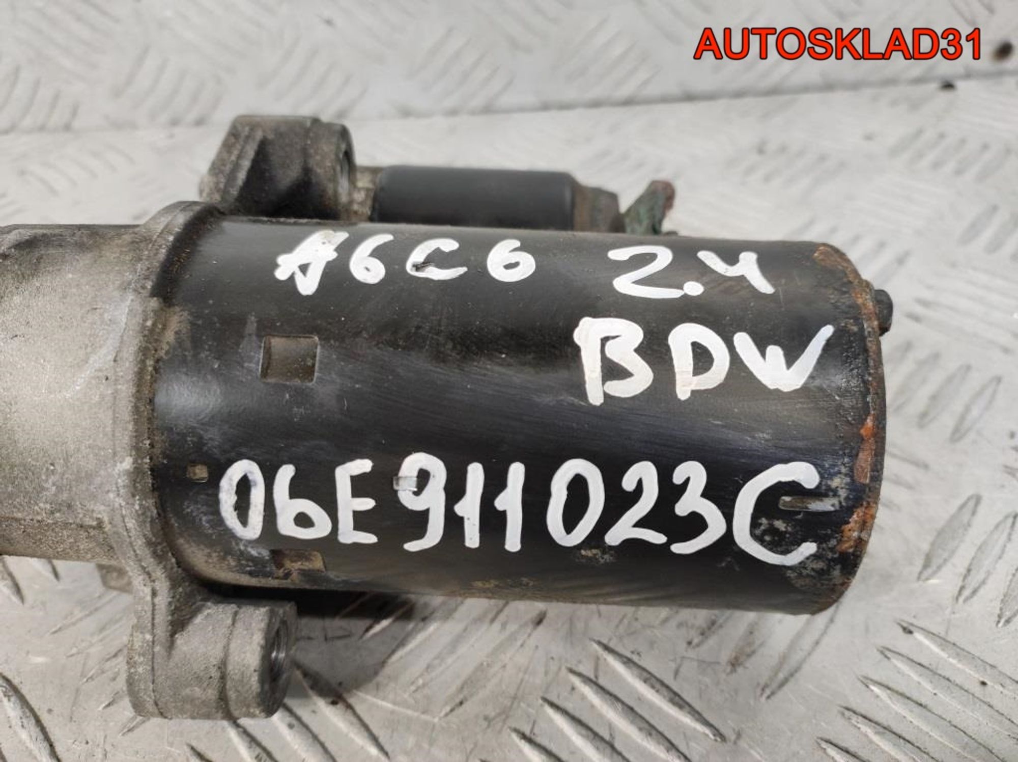 Стартер Audi A6 C6 2,4 BDW Бензин 06E911023C, 3600 рублей, Дубовое