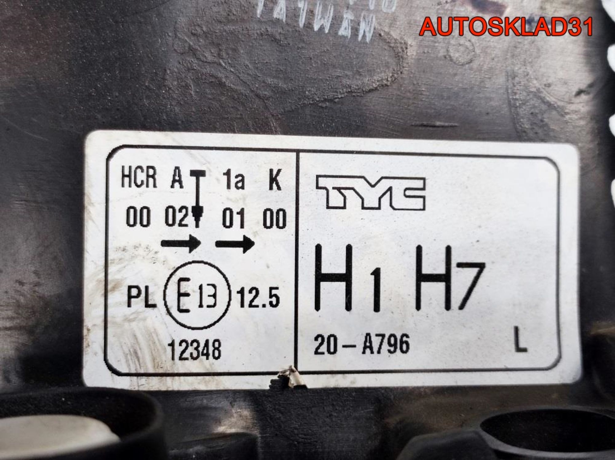 Фара левая Renault Clio 3 20A794052B TYC, 9800 рублей, Дубовое