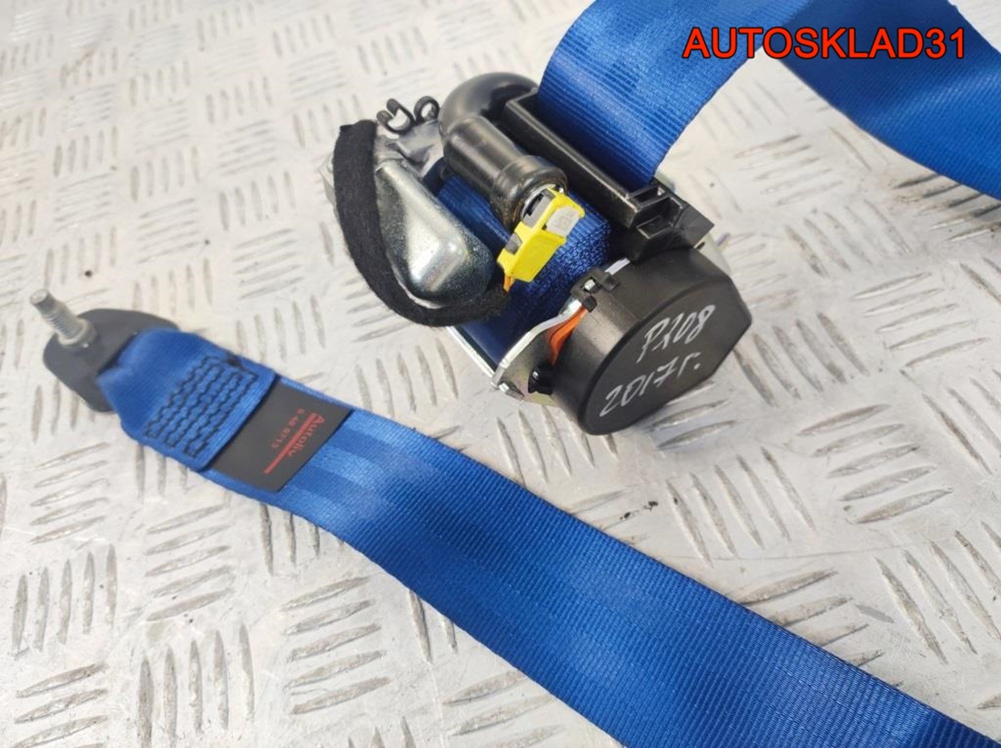 Ремень безопасности передний левый Peugeot 208, 4100 рублей, Дубовое