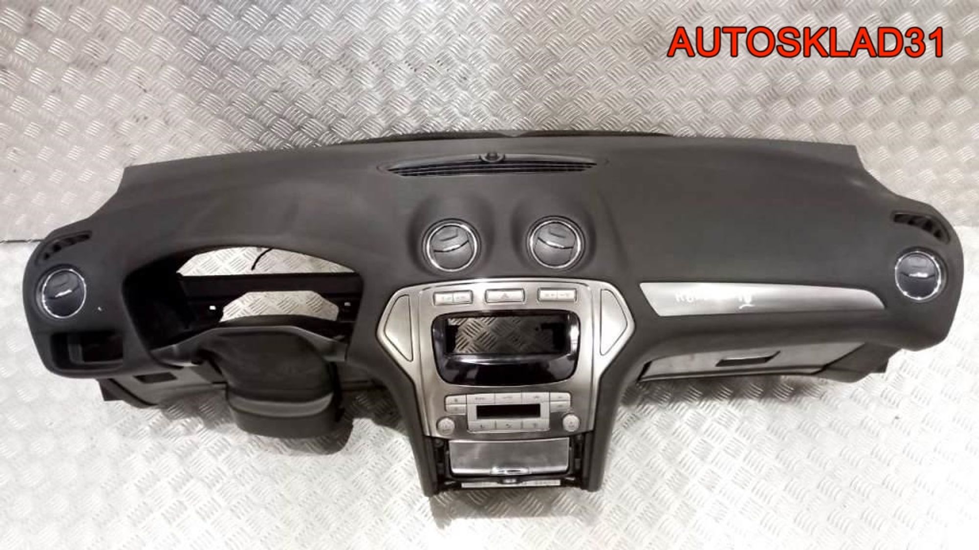 Торпедо Голое с подушками безопасности Ford Mondeo 4 7S71A04310AJN, 25000 рублей, Дубовое