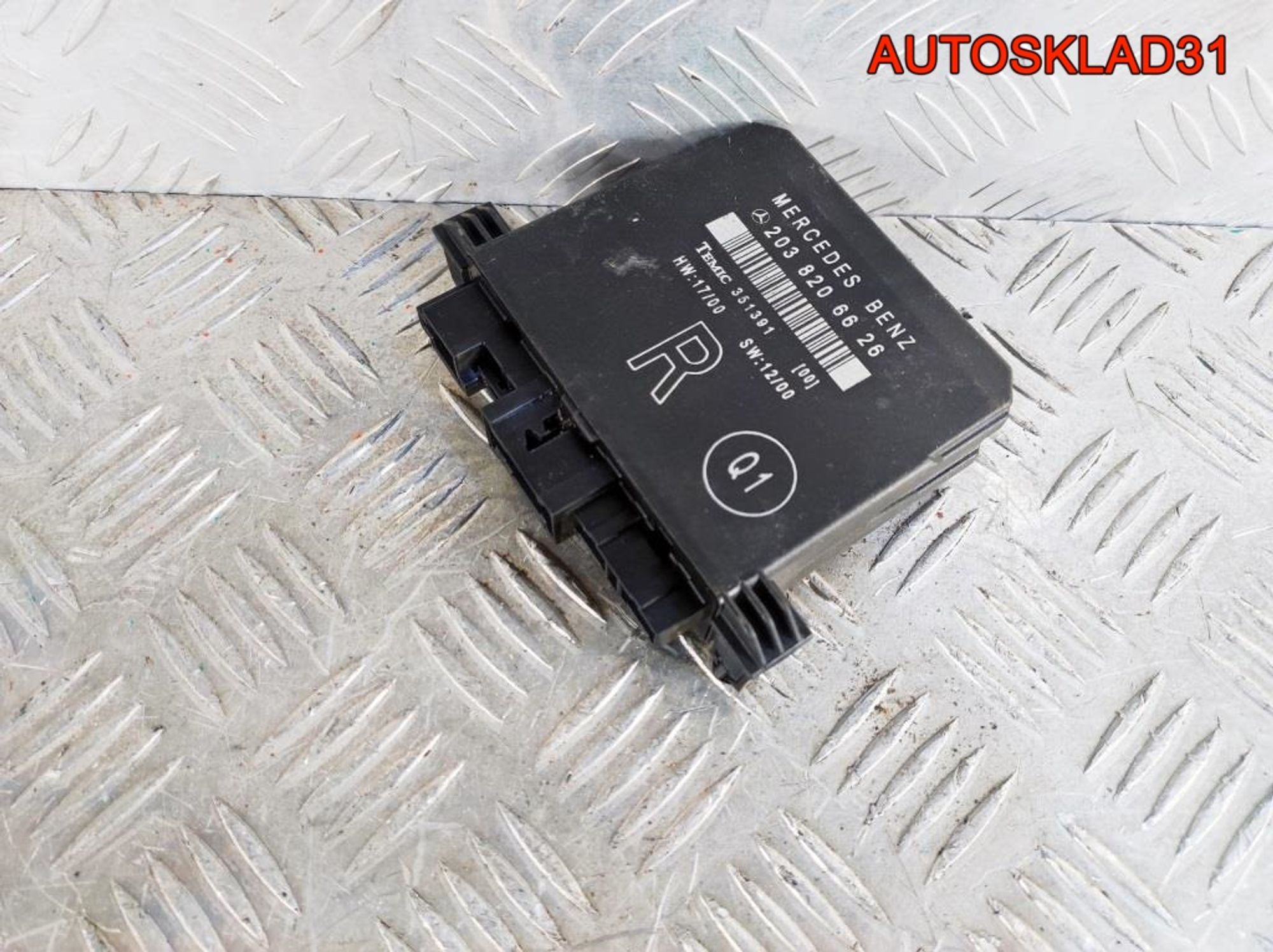 Блок комфорта з/п двери Mercedes W203 A2038206626, 1100 рублей, Дубовое