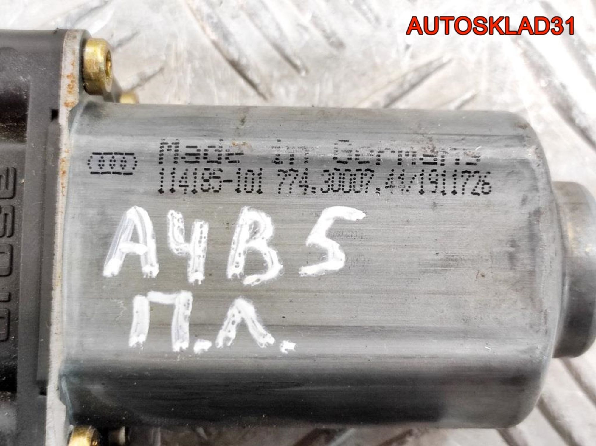 Моторчик стеклоподъёмника п/л Audi A4 Б5 8D0959801D, 800 рублей, Дубовое