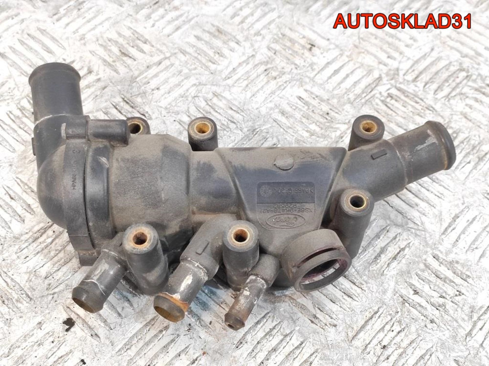 Корпус термостата Ford Focus 1 1,6 CDDA Бензин XS6E9K478A2F, 1500 рублей, Дубовое