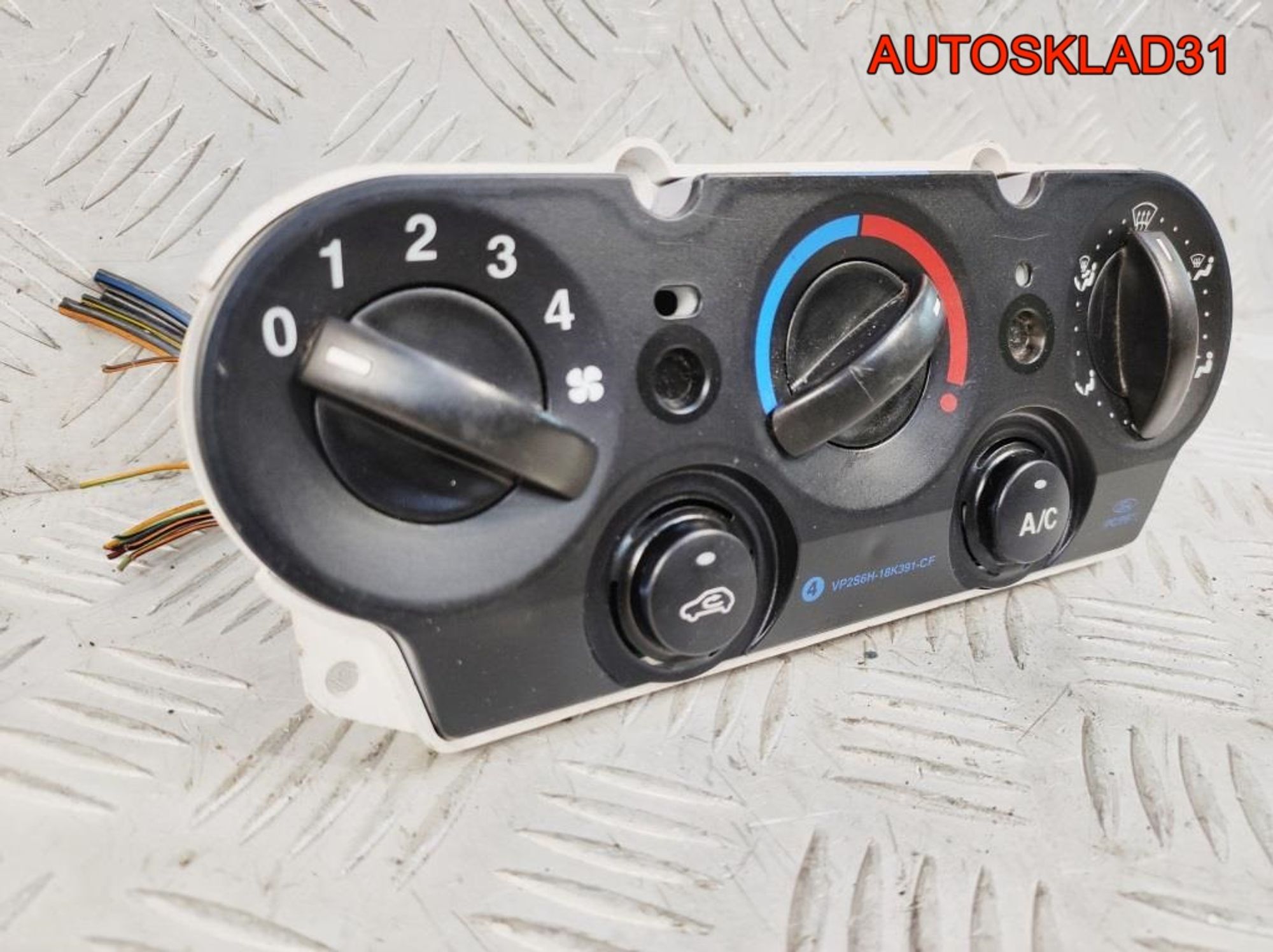 Блок управления отопителем Ford Fusion 2S6H19980BF, 1700 рублей, Дубовое