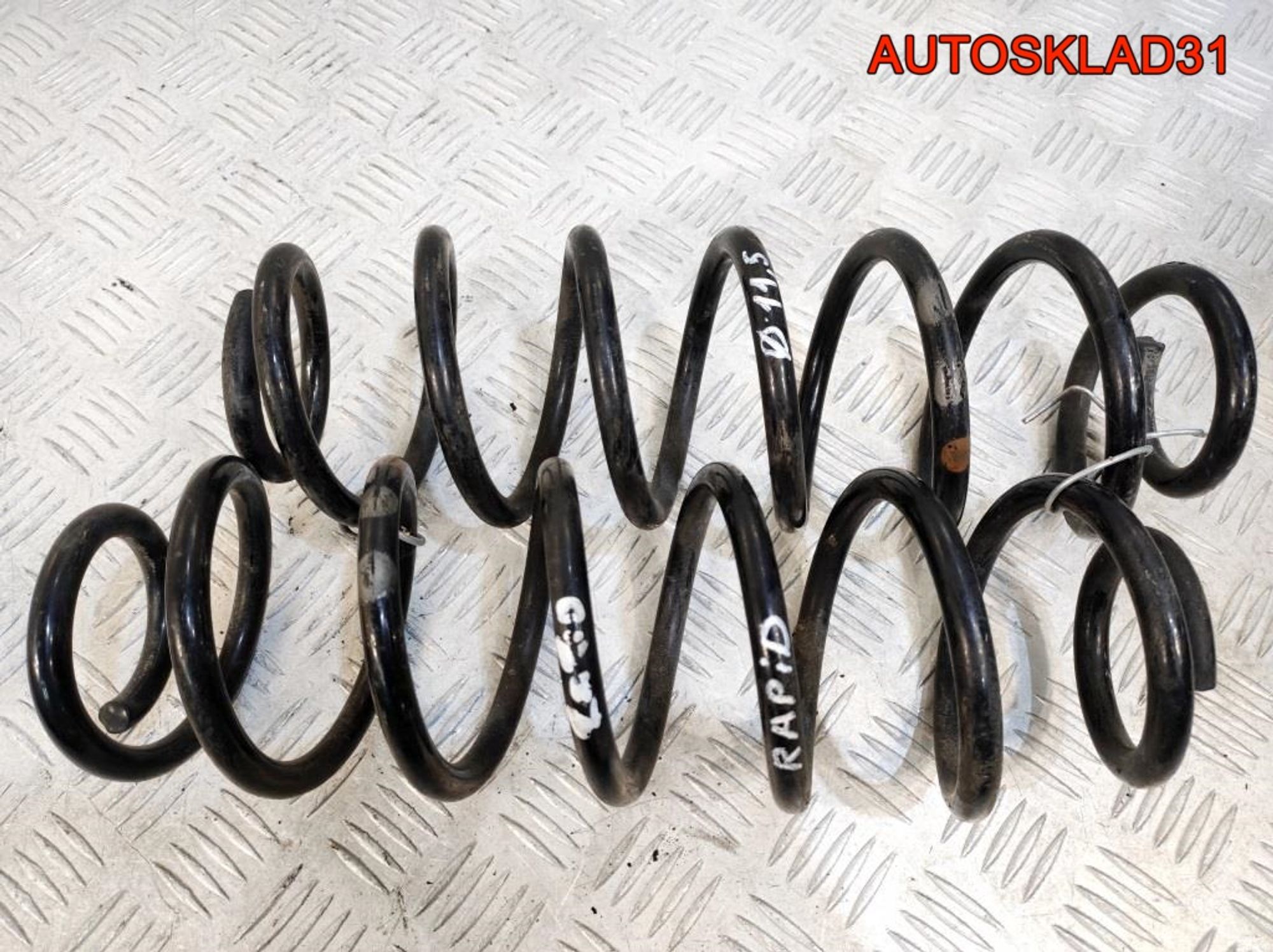 Пружина задняя комплект Skoda Rapid 1J0511115BC, 1800 рублей, Дубовое