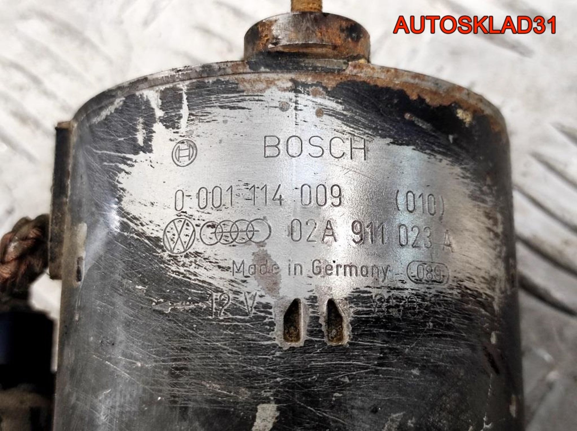 Стартер Volkswagen Passat B3 1.8 Бензин 02A911023A, 7000 рублей, Дубовое