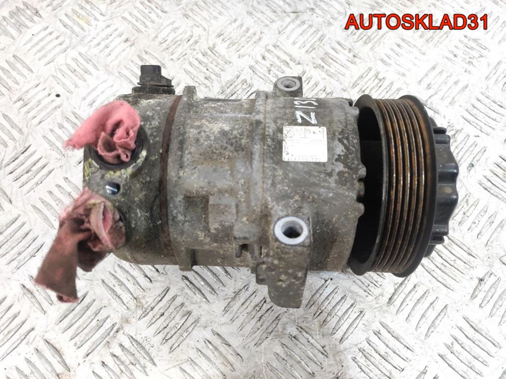 Компрессор кондиционера Opel Corsa D 1,3 Z13DTJ 55703721, 7000 рублей, Дубовое