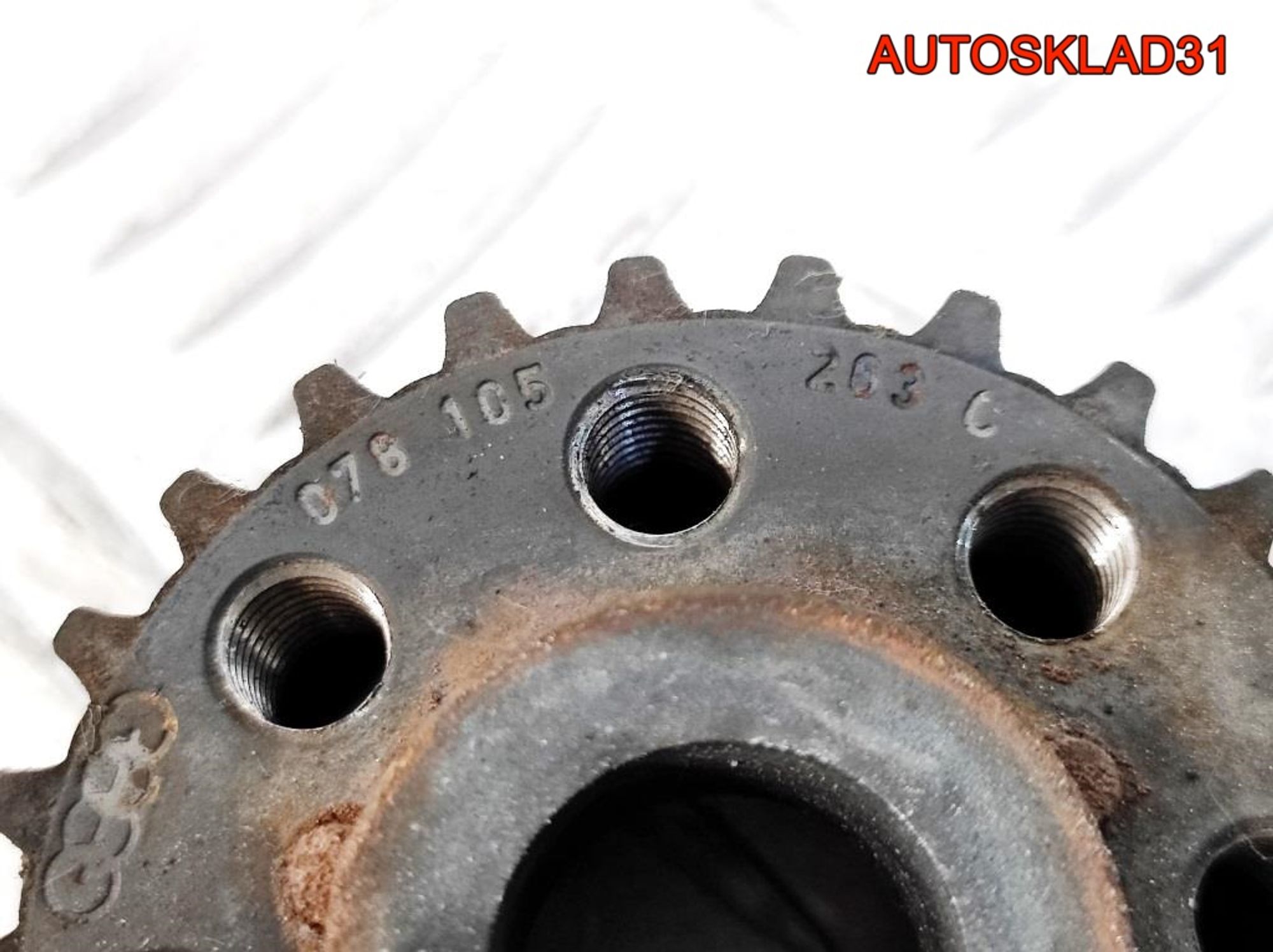 Шестерня распредвала Audi A6 C4 2.6 ABC 078105263C, 1300 рублей, Дубовое