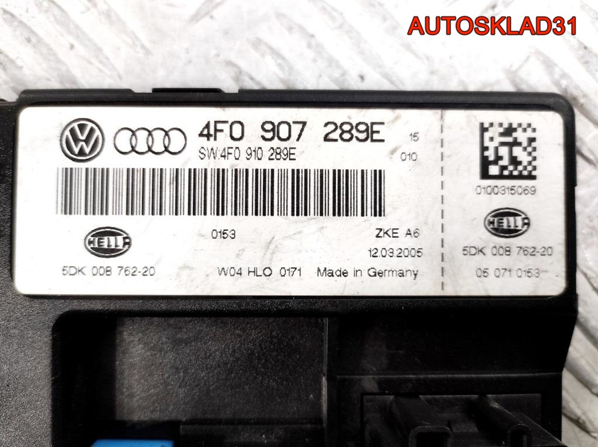 Блок комфорта Audi A6 C6 4F0907289E, 1400 рублей, Дубовое