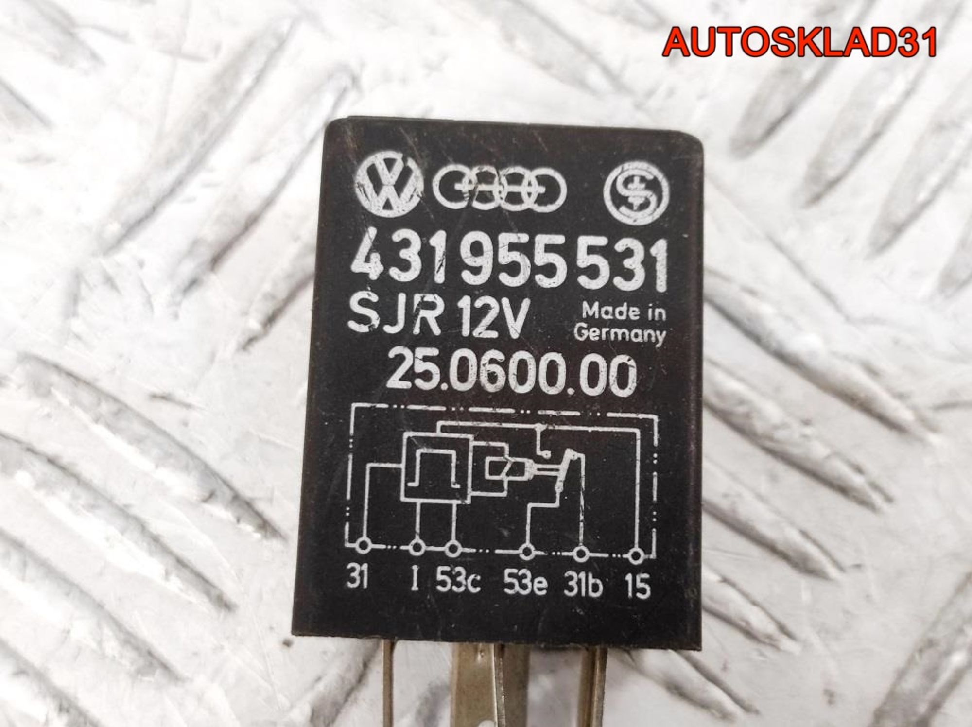 Реле №229 Audi 100 C4 431955531, 600 рублей, Дубовое