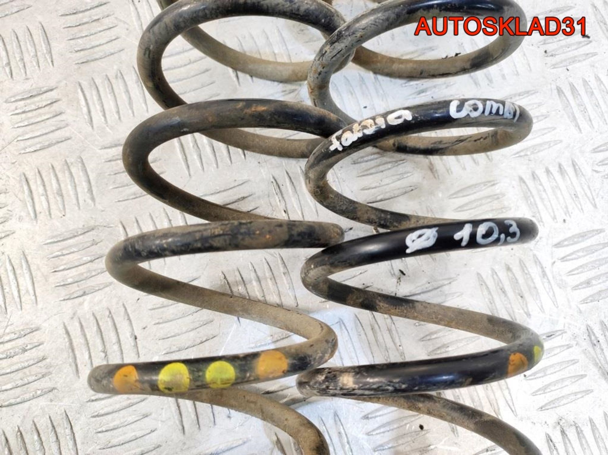 Пружина задняя комплект Skoda Fabia 6Q0511115M, 1800 рублей, Дубовое