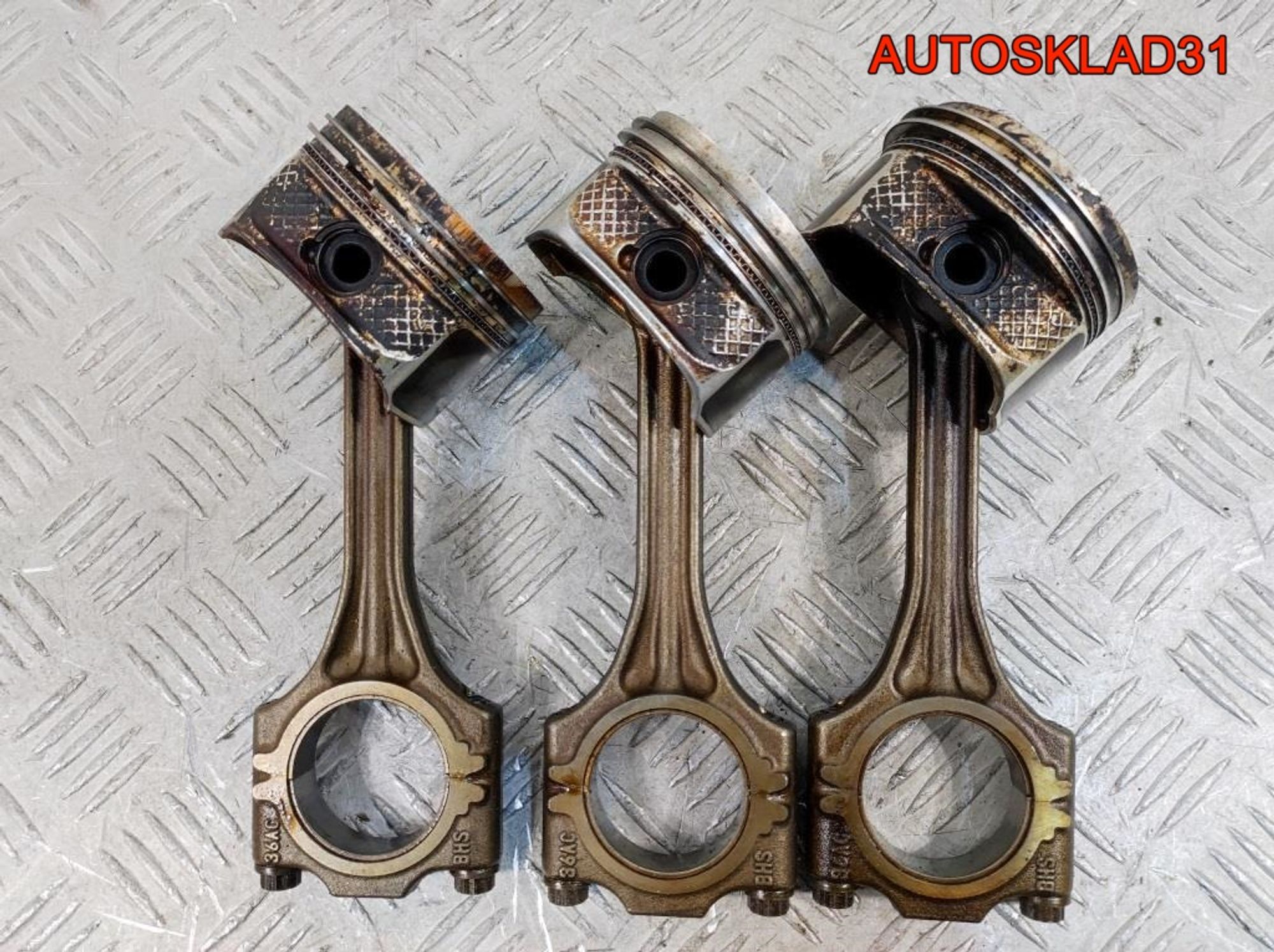 Поршень с шатуном VW Polo 4 1,2 AWY Бензин, 1500 рублей, Дубовое