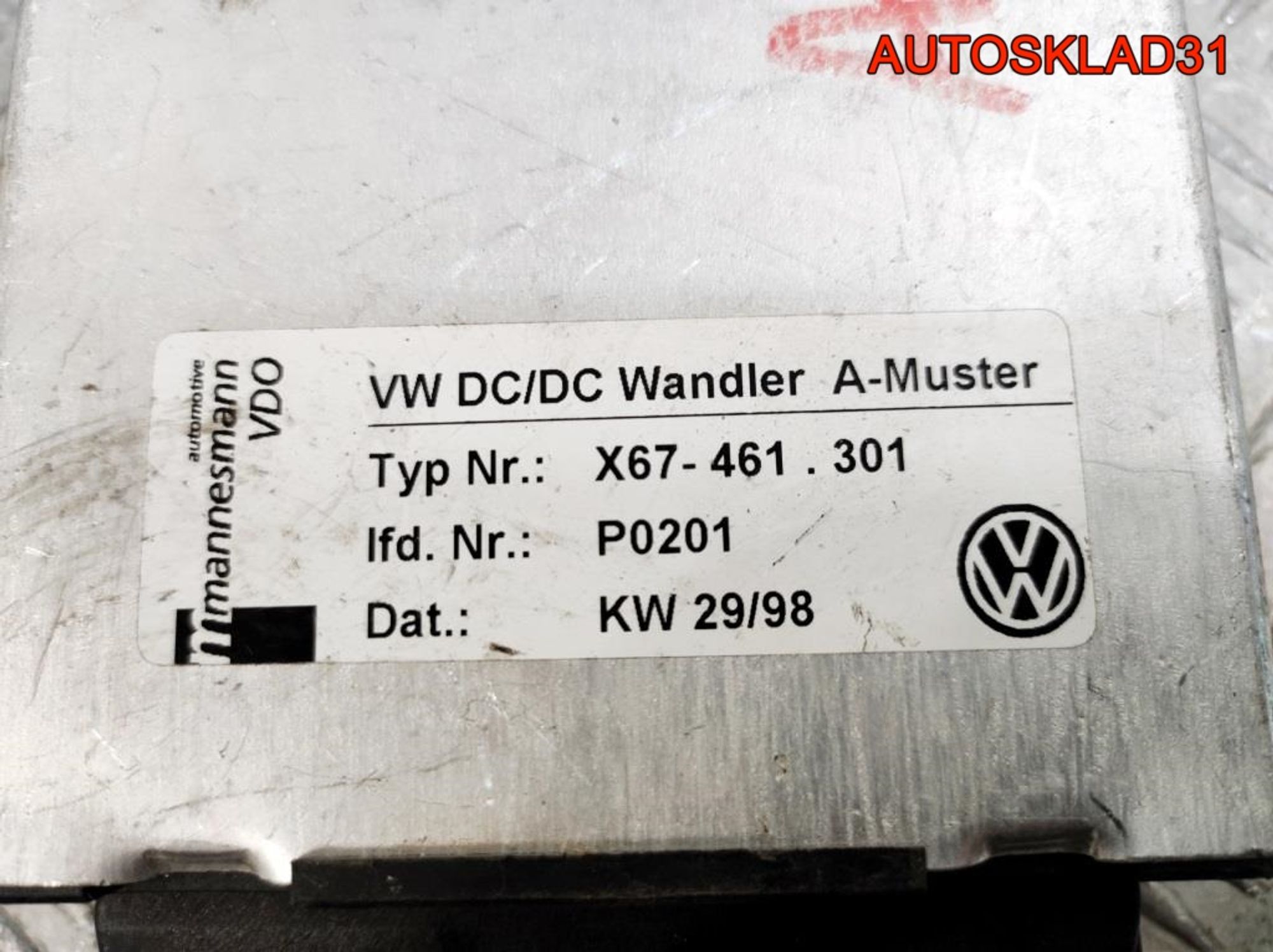 Преобразователь постоянного тока Audi A4 B5 P0201, 2300 рублей, Дубовое