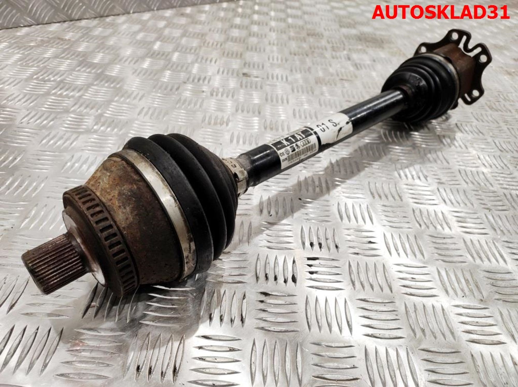 Полуось передняя левая Audi A4 B6 1,9 AVF Дизель МКПП 8E0407271AT, 6000 рублей, Дубовое