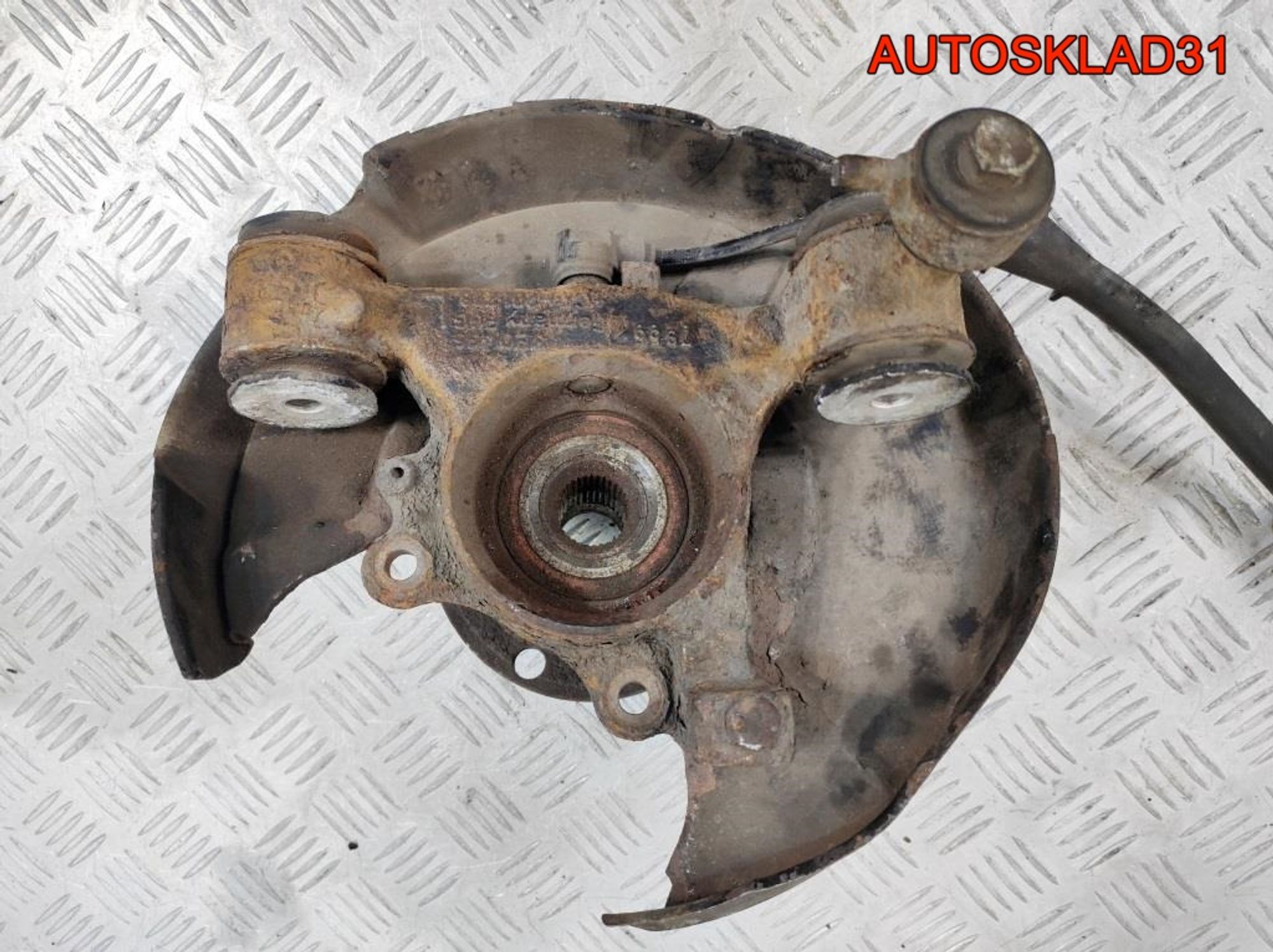 Кулак поворотный задний левый 4WD Audi A4 B6 8E0505435, 1200 рублей, Дубовое