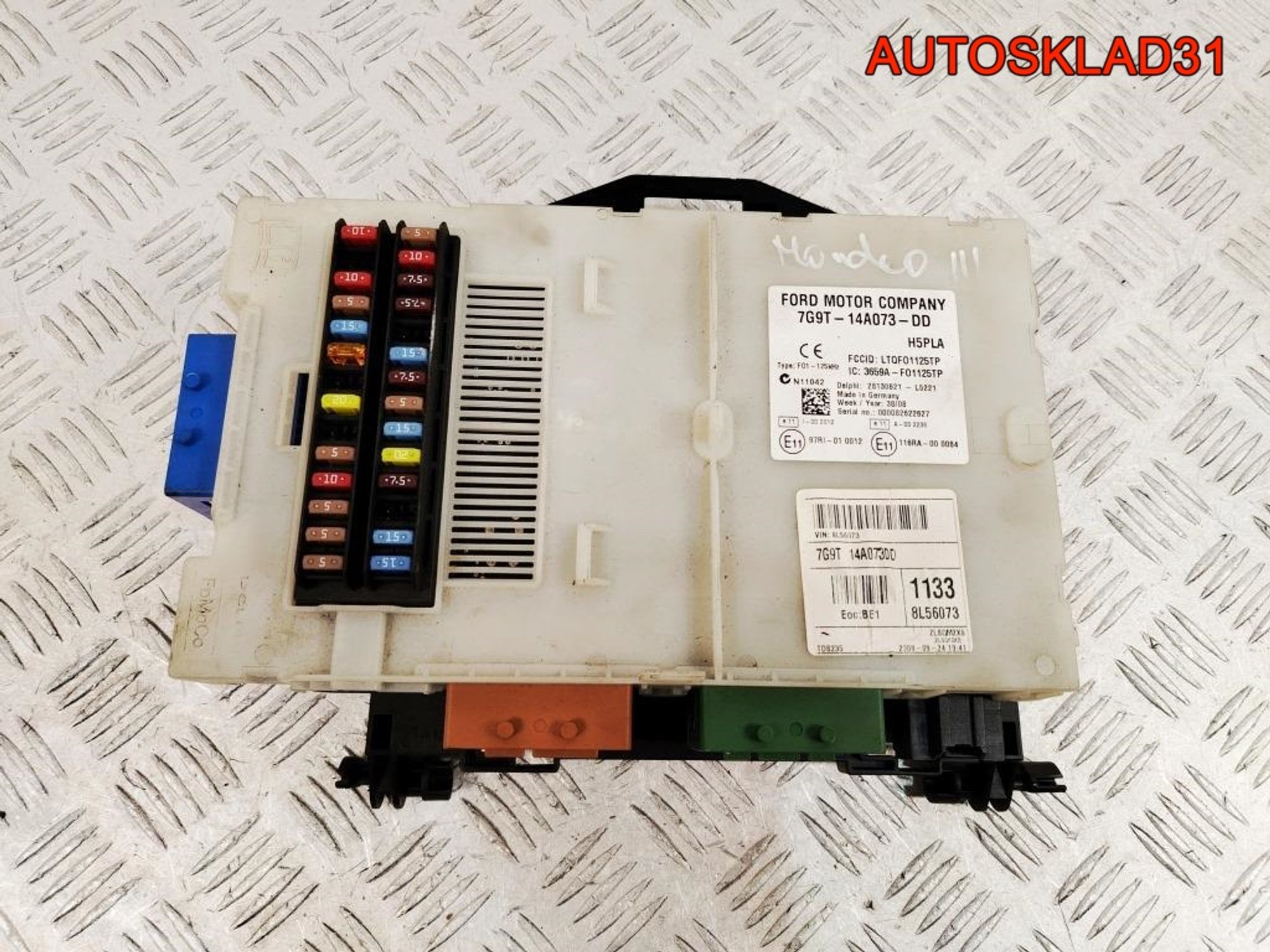 Блок предохранителей салонный Ford Mondeo 4 7G9T14A073DD, 2500 рублей, Дубовое