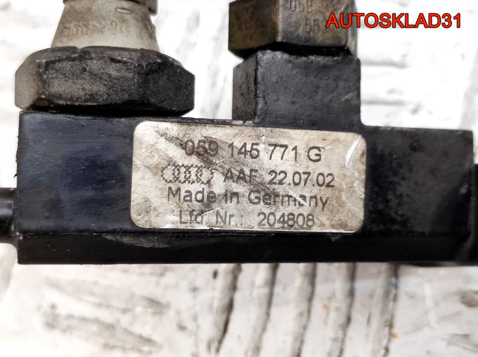 Трубка турбины Audi A6 C5 2,5 AKN 059145771G, 700 рублей, Дубовое