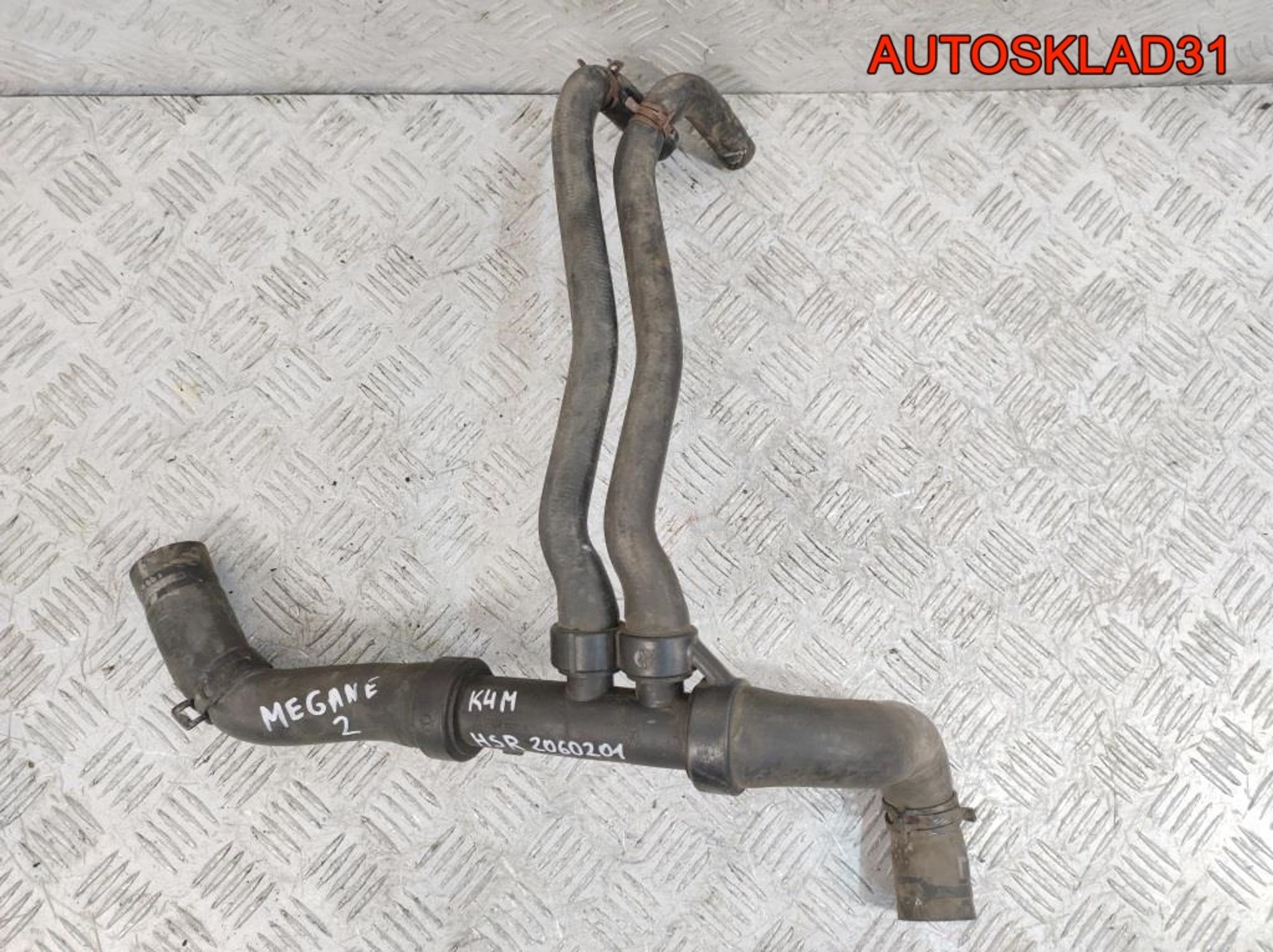 Патрубок радиатора Renault Megane 2 1.6 K4M Бензин HSR2060201, 2500 рублей, Дубовое