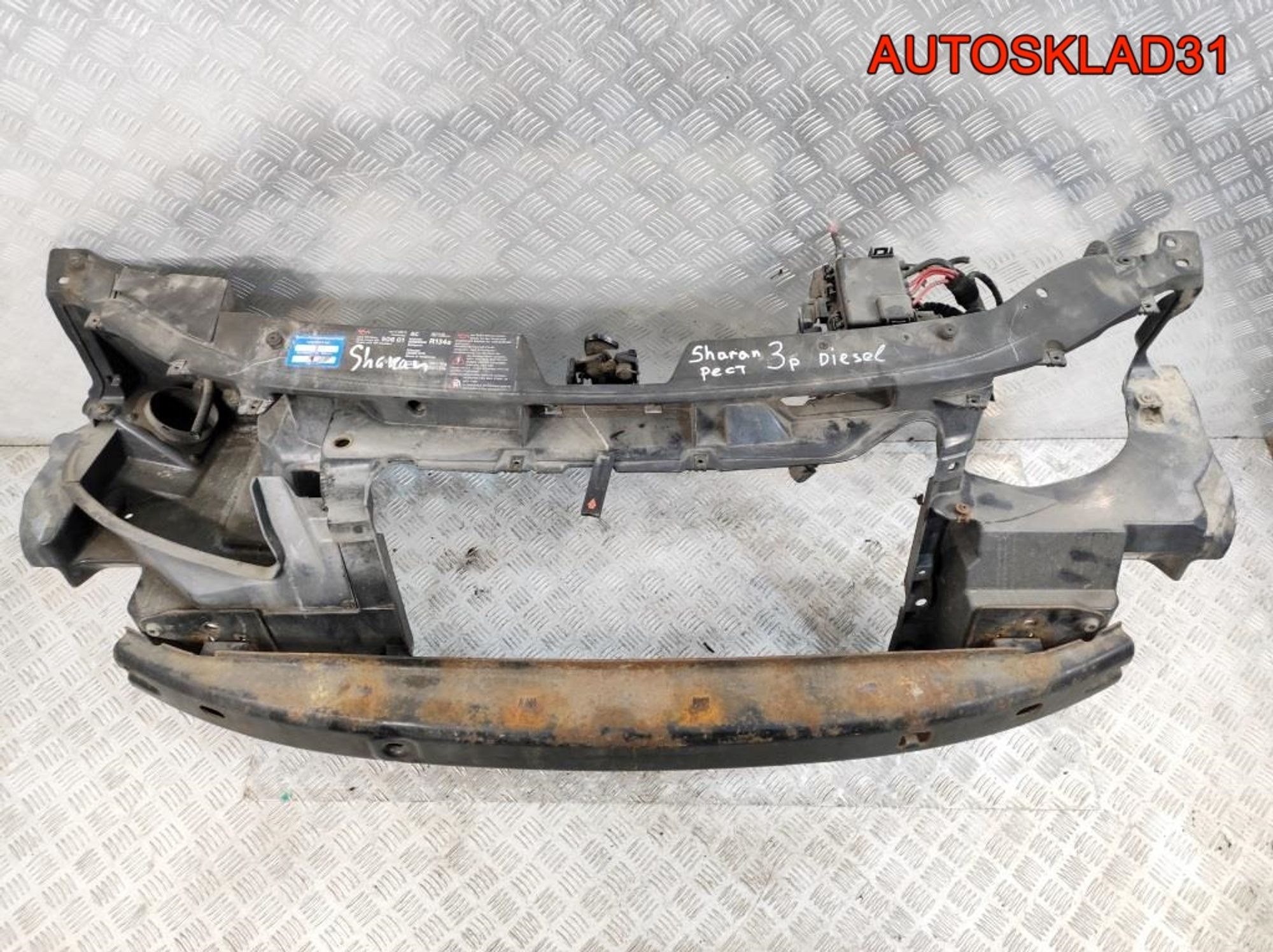 Панель передняя VW Sharan 1 Рест Дизель 7M3805598R, 6000 рублей, Дубовое