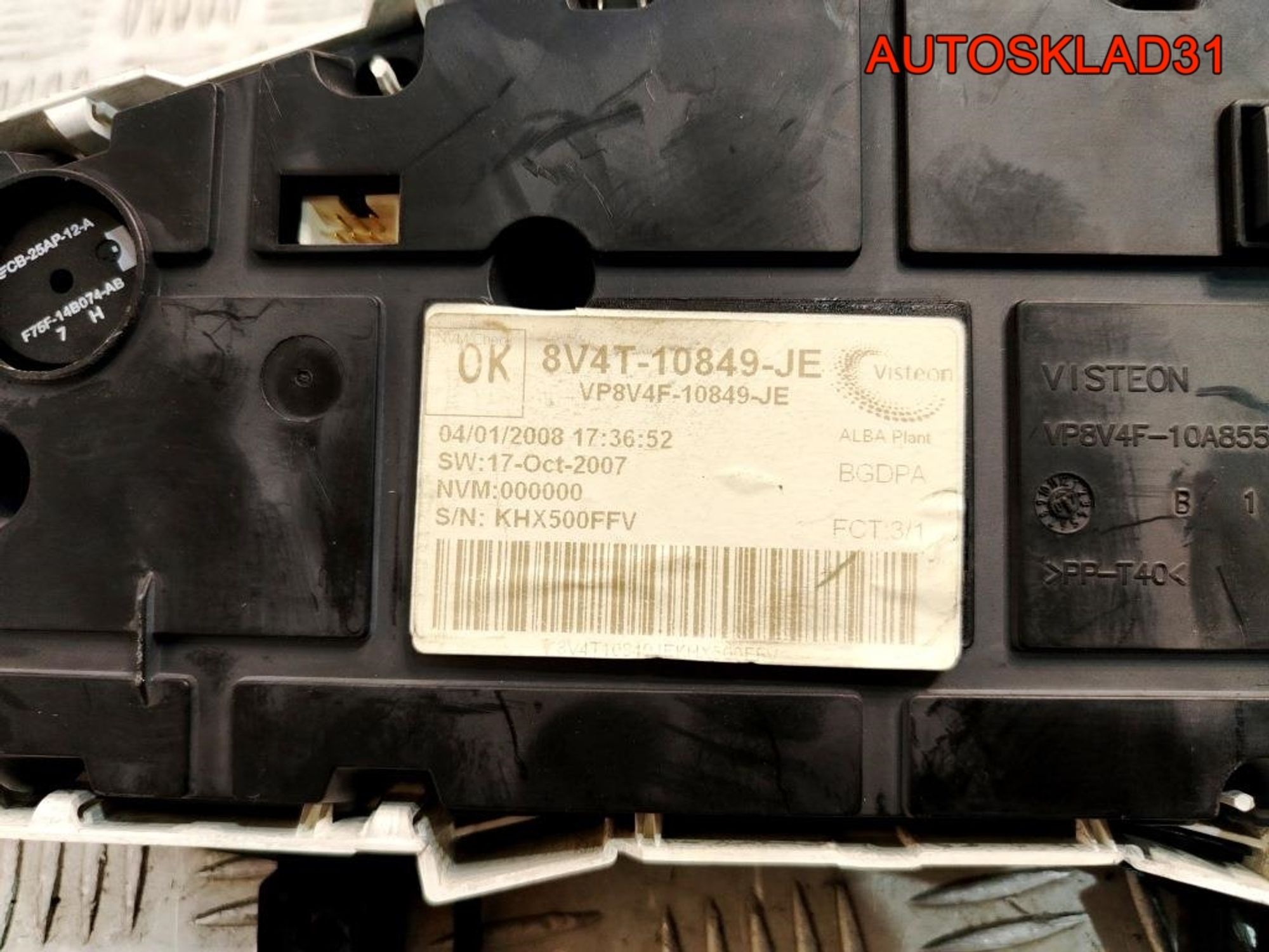 Панель приборов Ford Focus 2 1,8 Бензин 8V4T10849JE, 40000 рублей, Дубовое