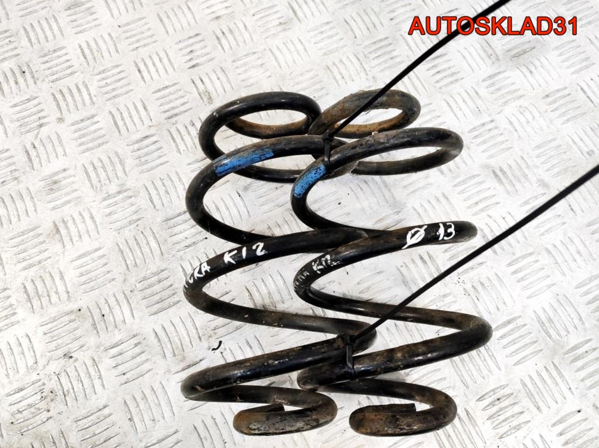 Пружина задняя комплект Nissan Micra K12E, 1800 рублей, Дубовое