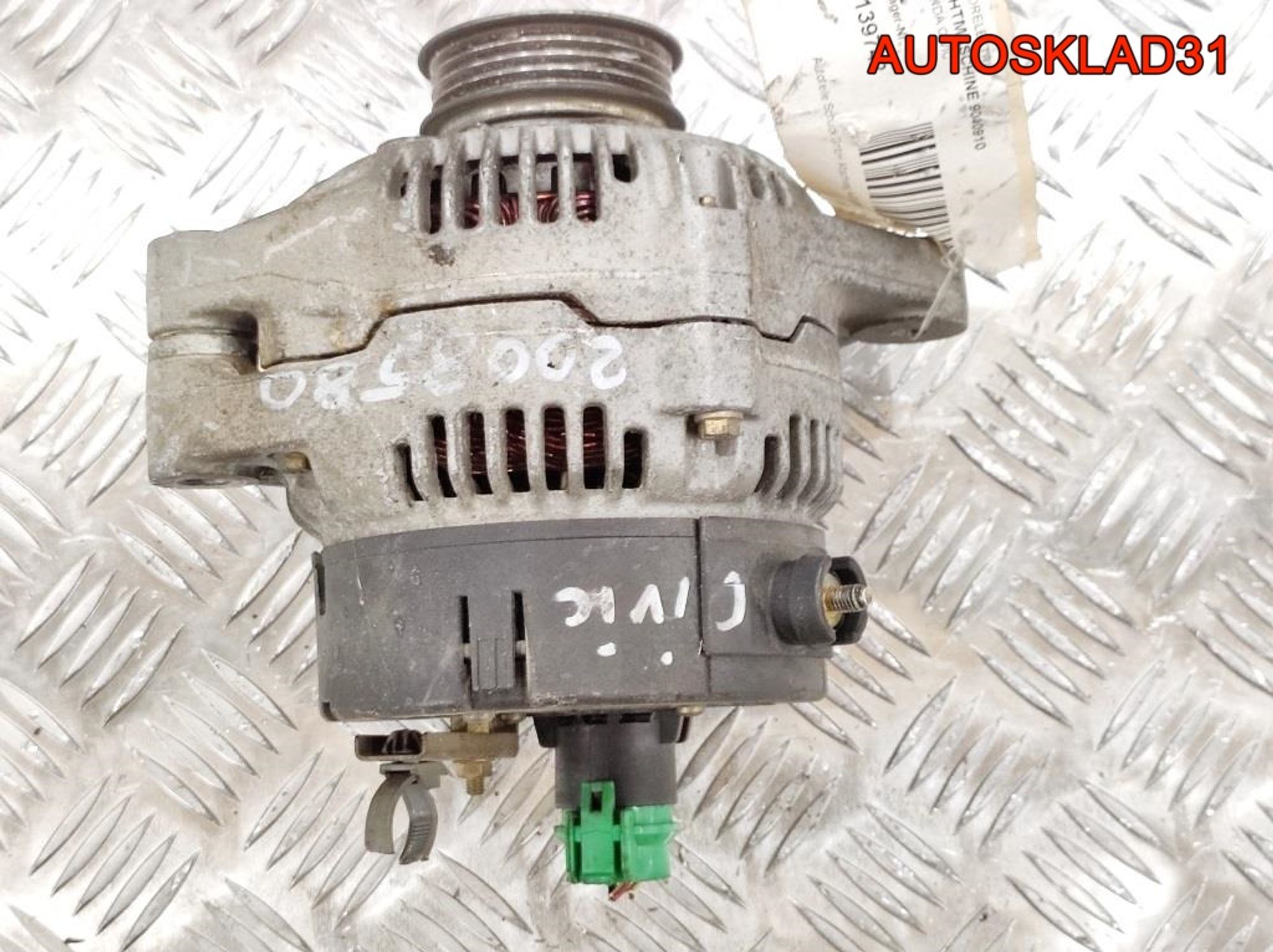 Генератор 75A Honda Civic 5 1,4 D14A7 0123315007 (Р), 7500 рублей, Дубовое