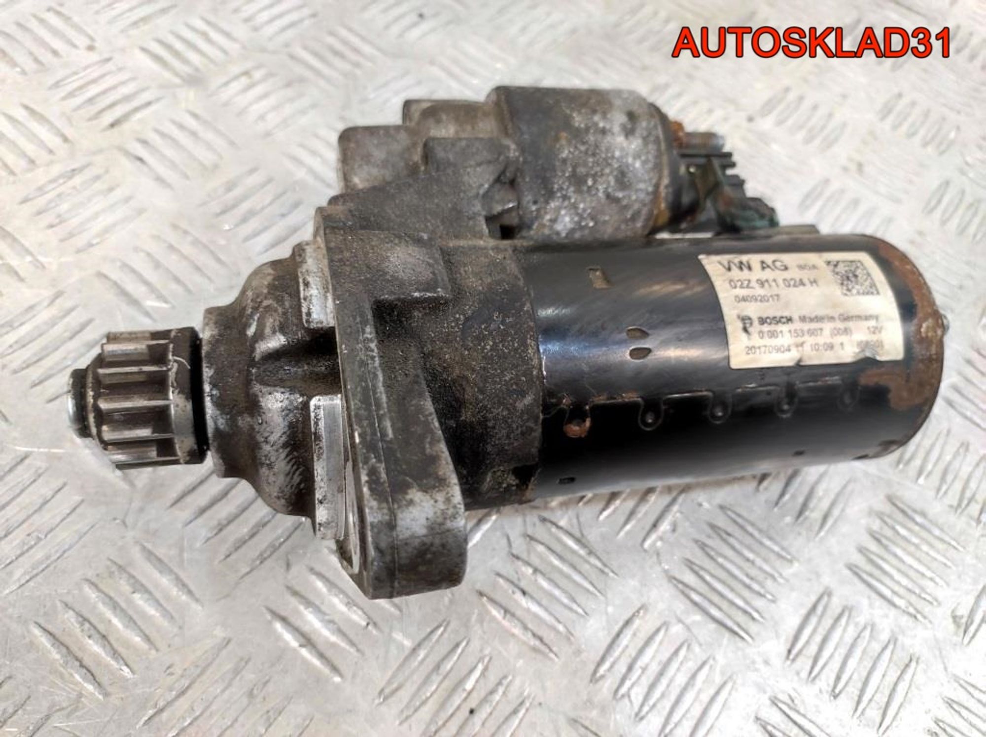 Стартер Volkswagen Passat B6 2,0 Дизель 02Z911024H, 4000 рублей, Дубовое