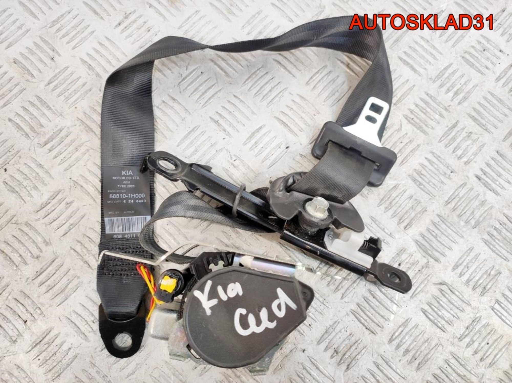 Ремень безопасности передний левый Kia Ceed 1, 1700 рублей, Дубовое