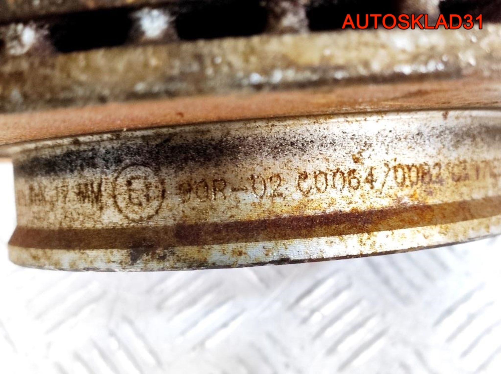 Диск тормозной передний Hyundai Getz 517120U000, 1000 рублей, Дубовое