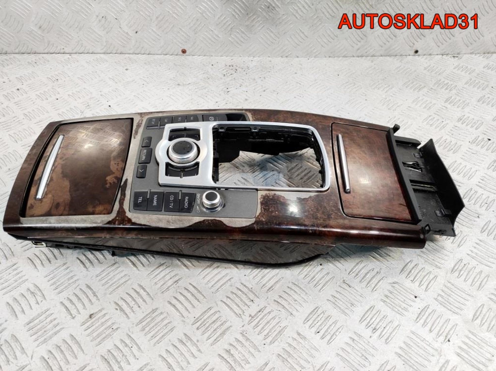 Консоль центральная в сборе Audi A6 C6 4F1864261, 7200 рублей, Дубовое