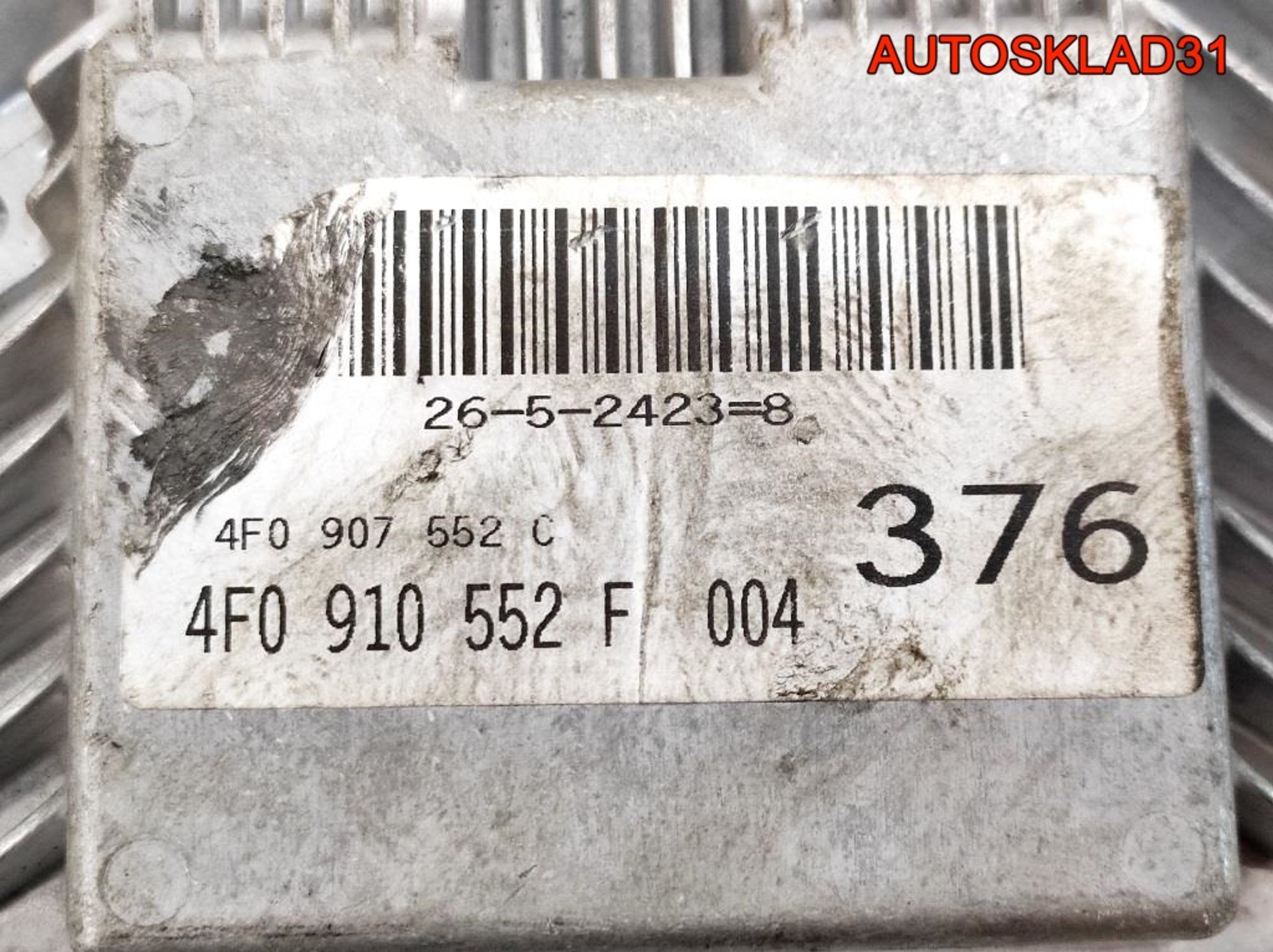 Блок ЭБУ Audi A6 C6 2,4 BDW 4F0907552C, 3600 рублей, Дубовое