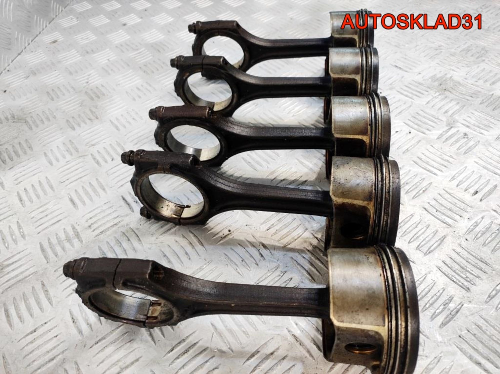 Поршень с шатуном Audi A6 C5 2,8 ACK 078107065AC, 1700 рублей, Дубовое