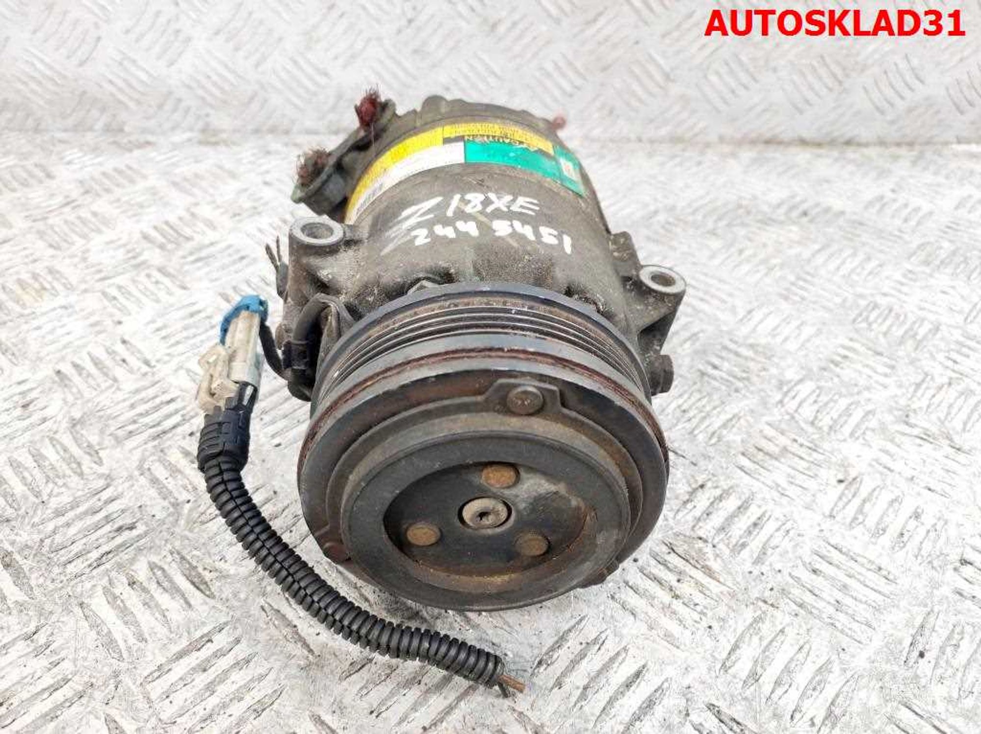 Компрессор кондиционера Opel Zafira A 1,8 Z18XE 24464151, 4000 рублей, Дубовое