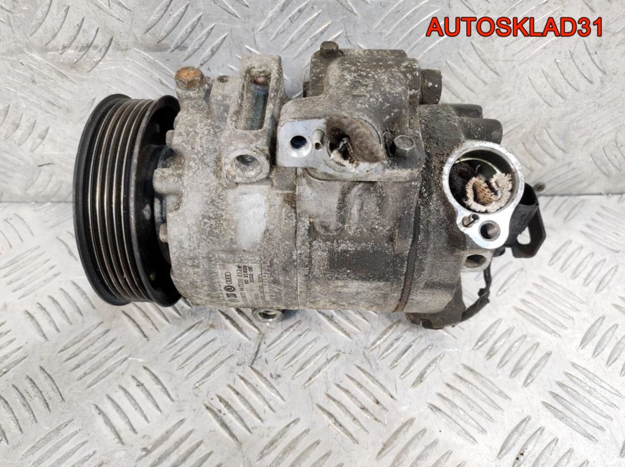 Компрессор кондиционера VW Bora 1,6 BAD 6Q0820803D, 3500 рублей, Дубовое