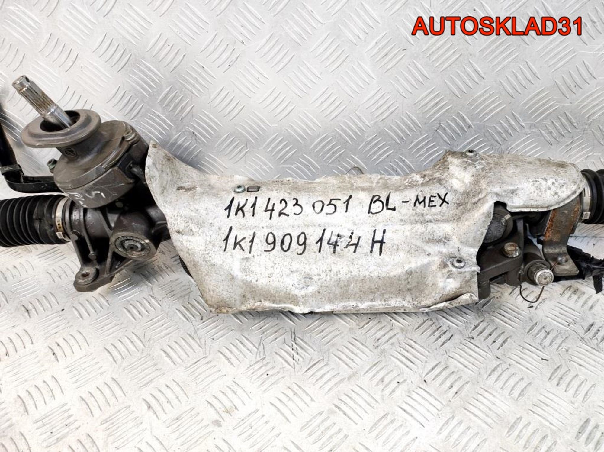 Рейка рулевая Volkswagen Golf Plus 1K1423051BL, 25200 рублей, Дубовое