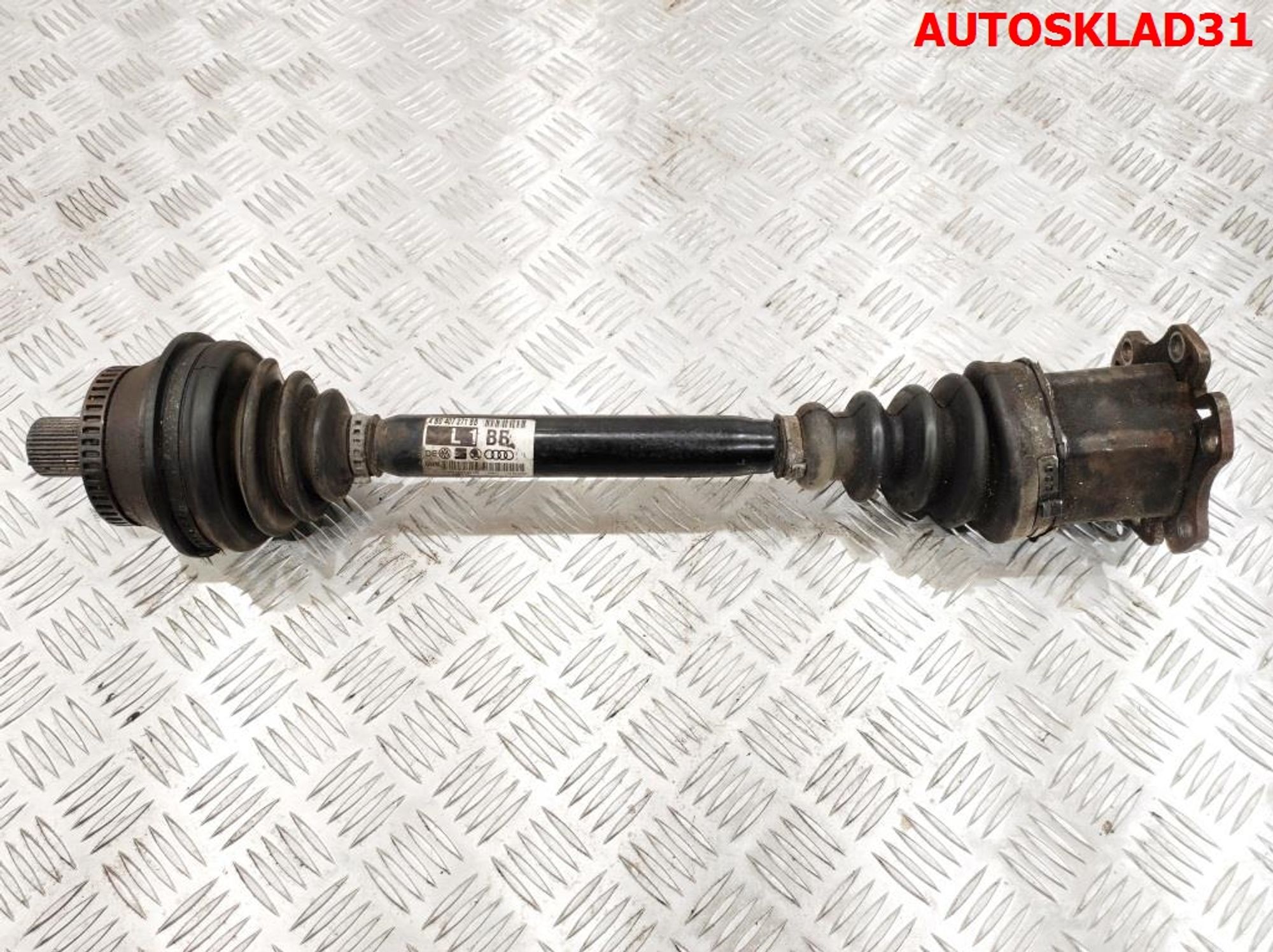 Полуось передняя левая Audi A6 C5 2,5 BFC Дизель АКПП 4B0407271BB, 4000 рублей, Дубовое