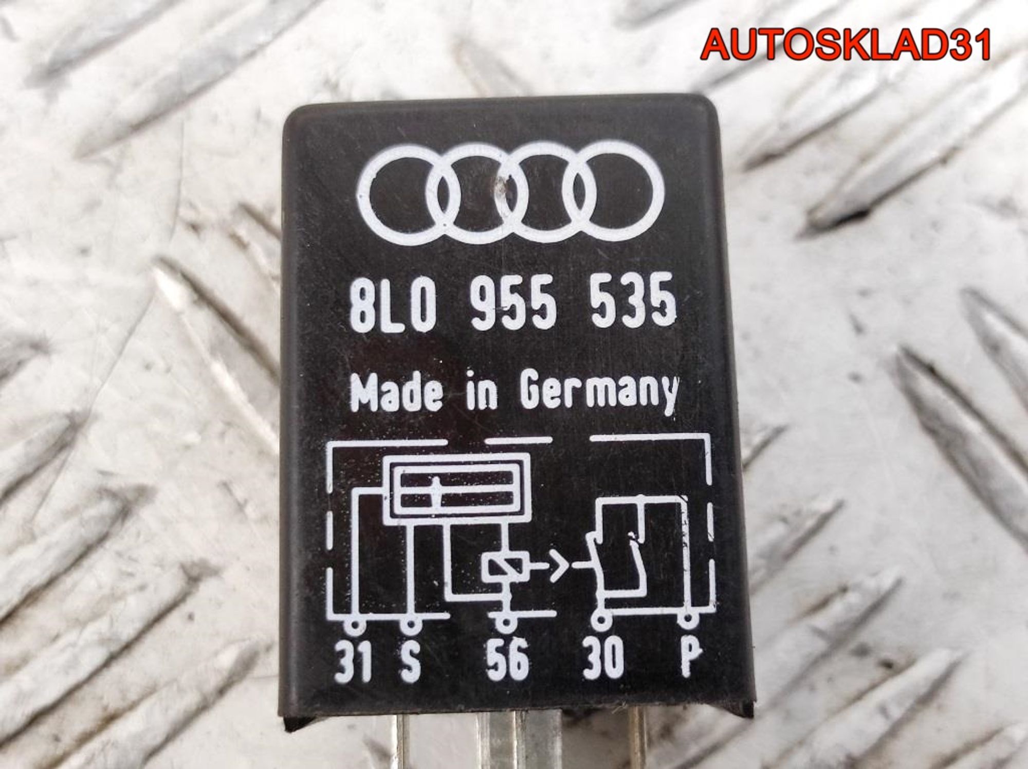 Реле омывателя фар №380 Audi A4 B5 8L0955535, 1000 рублей, Дубовое
