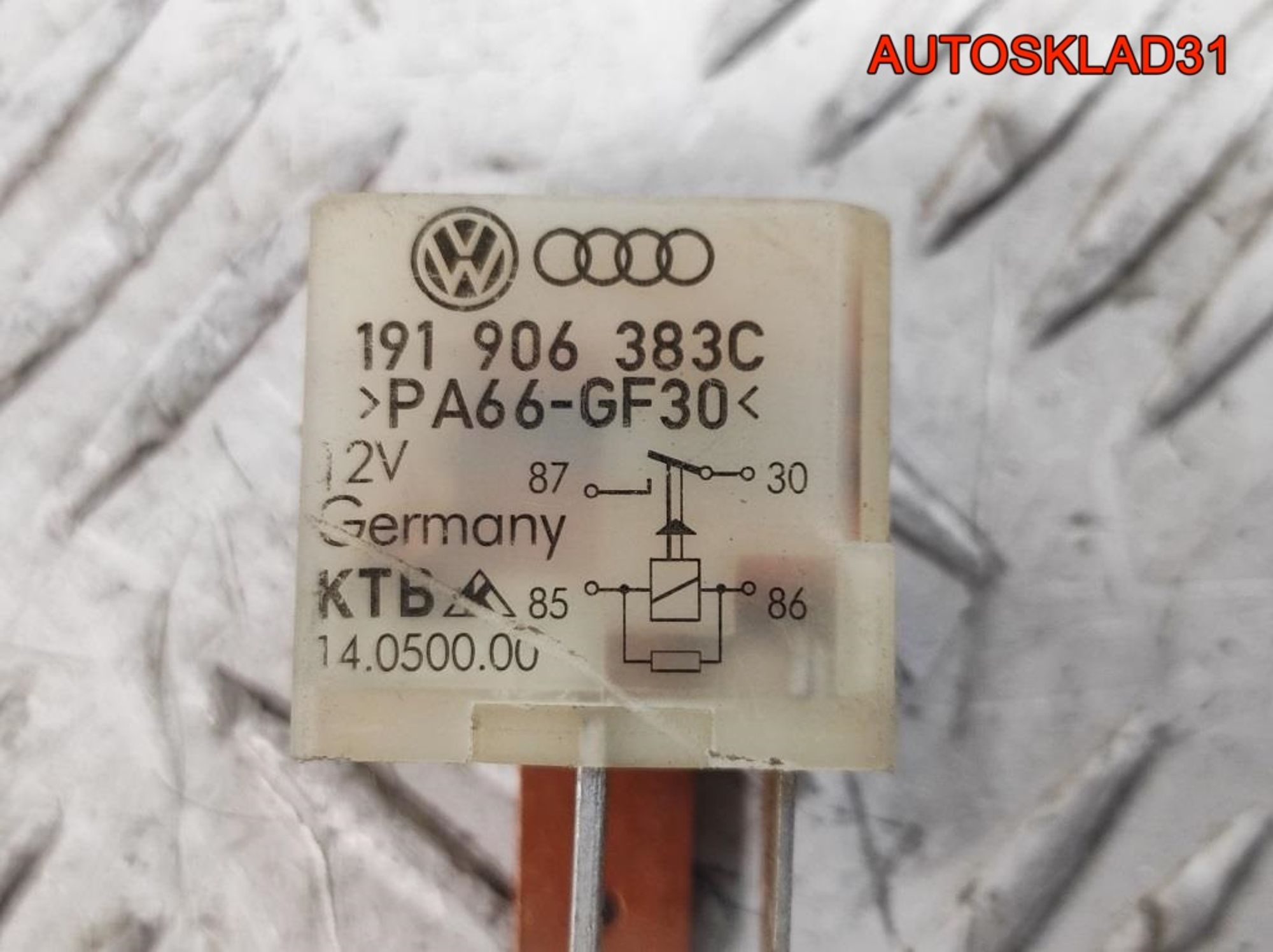 Реле №167 VW Passat B5 191906383C, 600 рублей, Дубовое